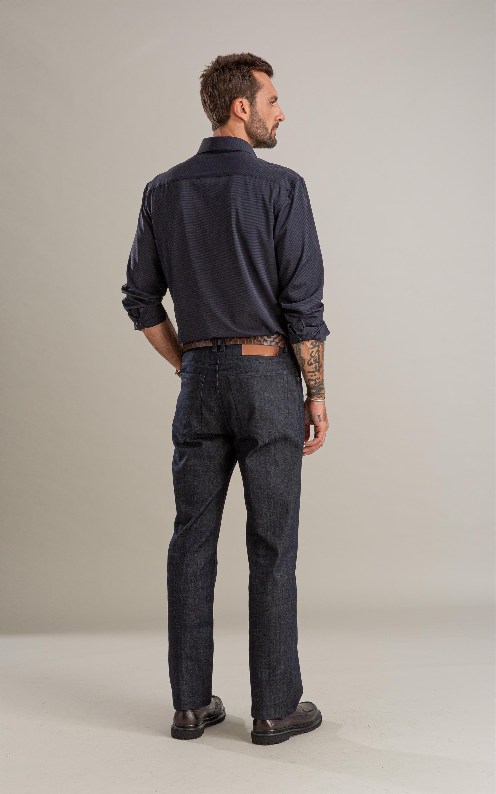 Camisa Malha Nylon Tech Dark Navy