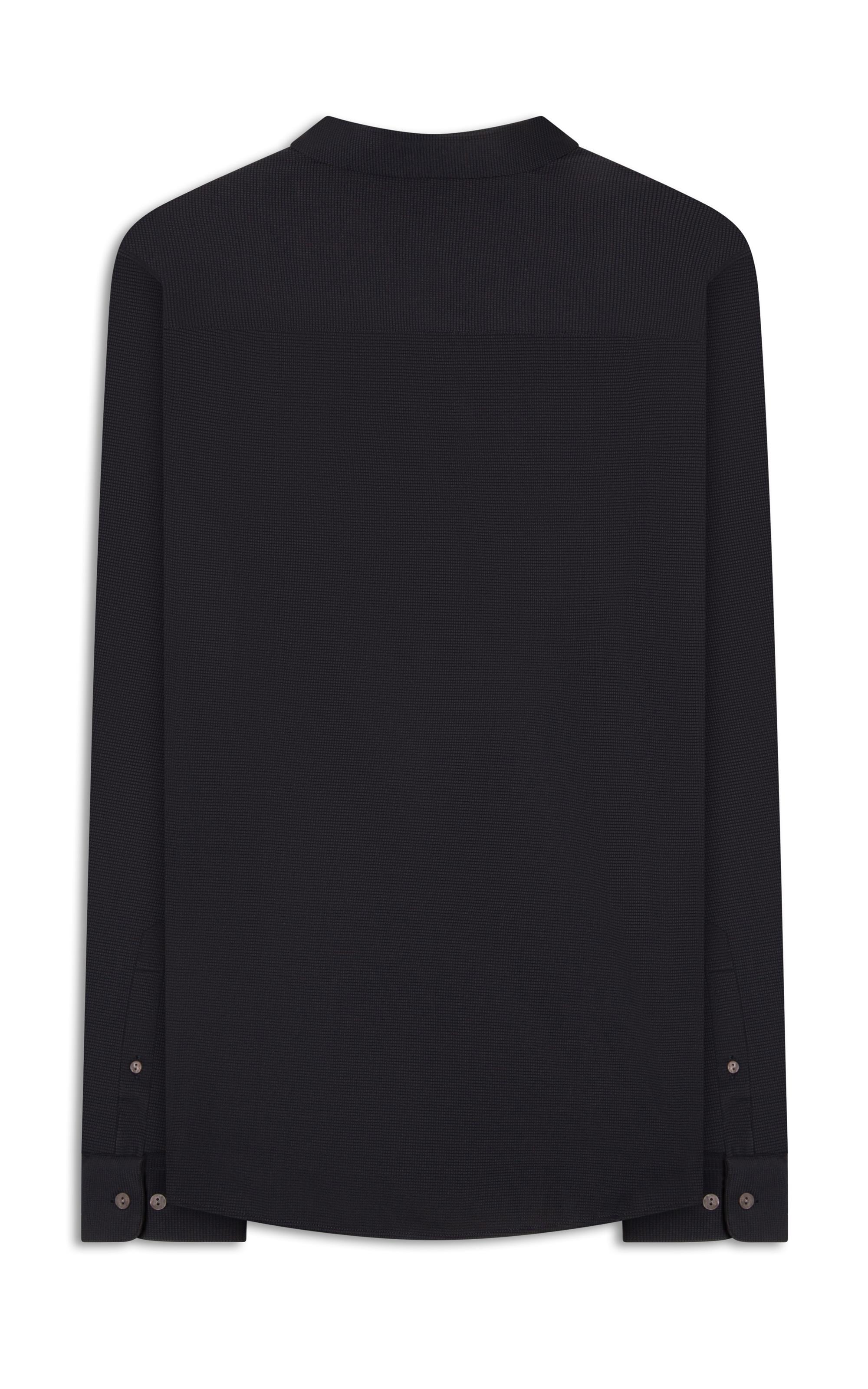 Camisa Malha Nylon Tech Dark Navy