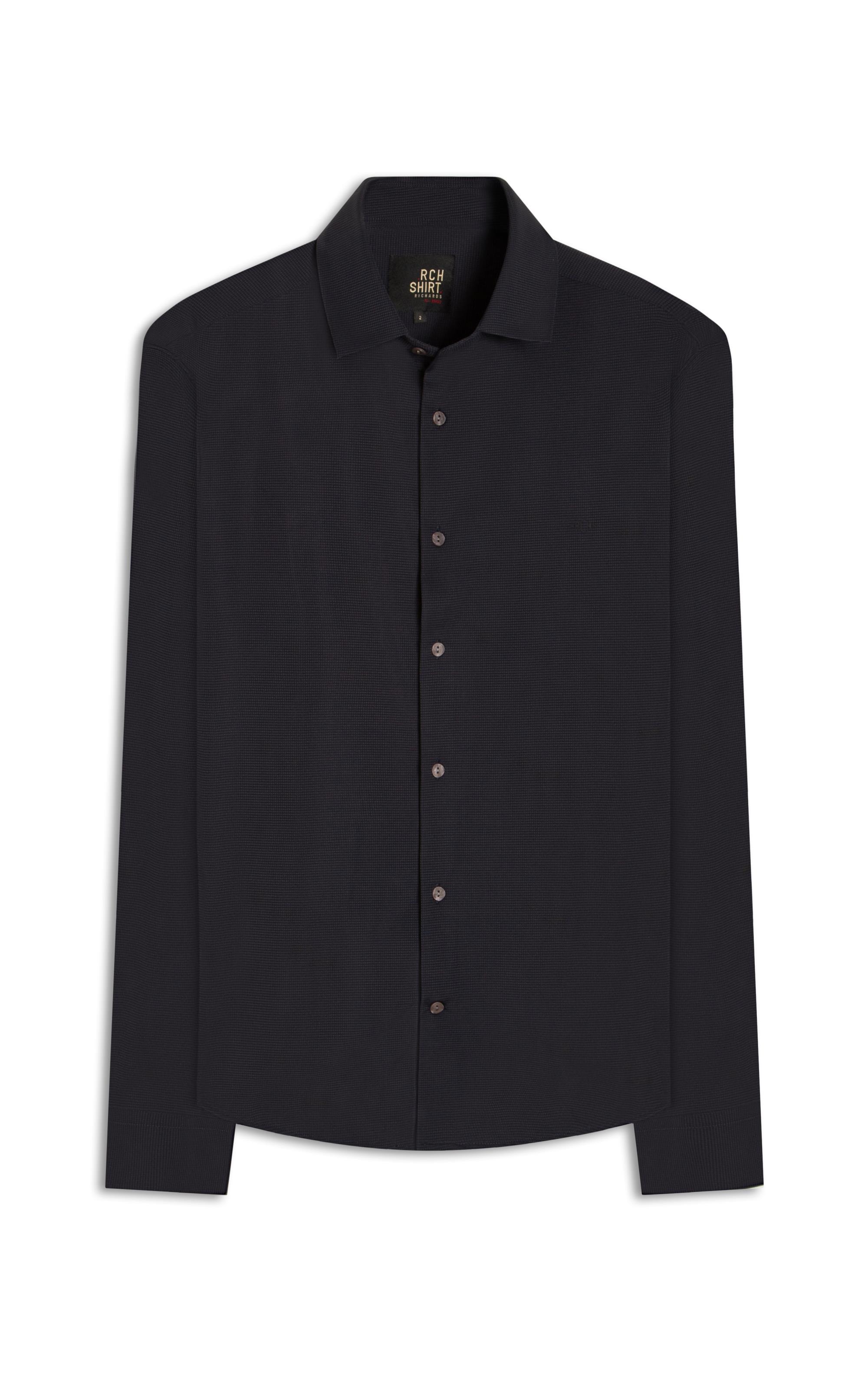 Camisa Malha Nylon Tech Dark Navy