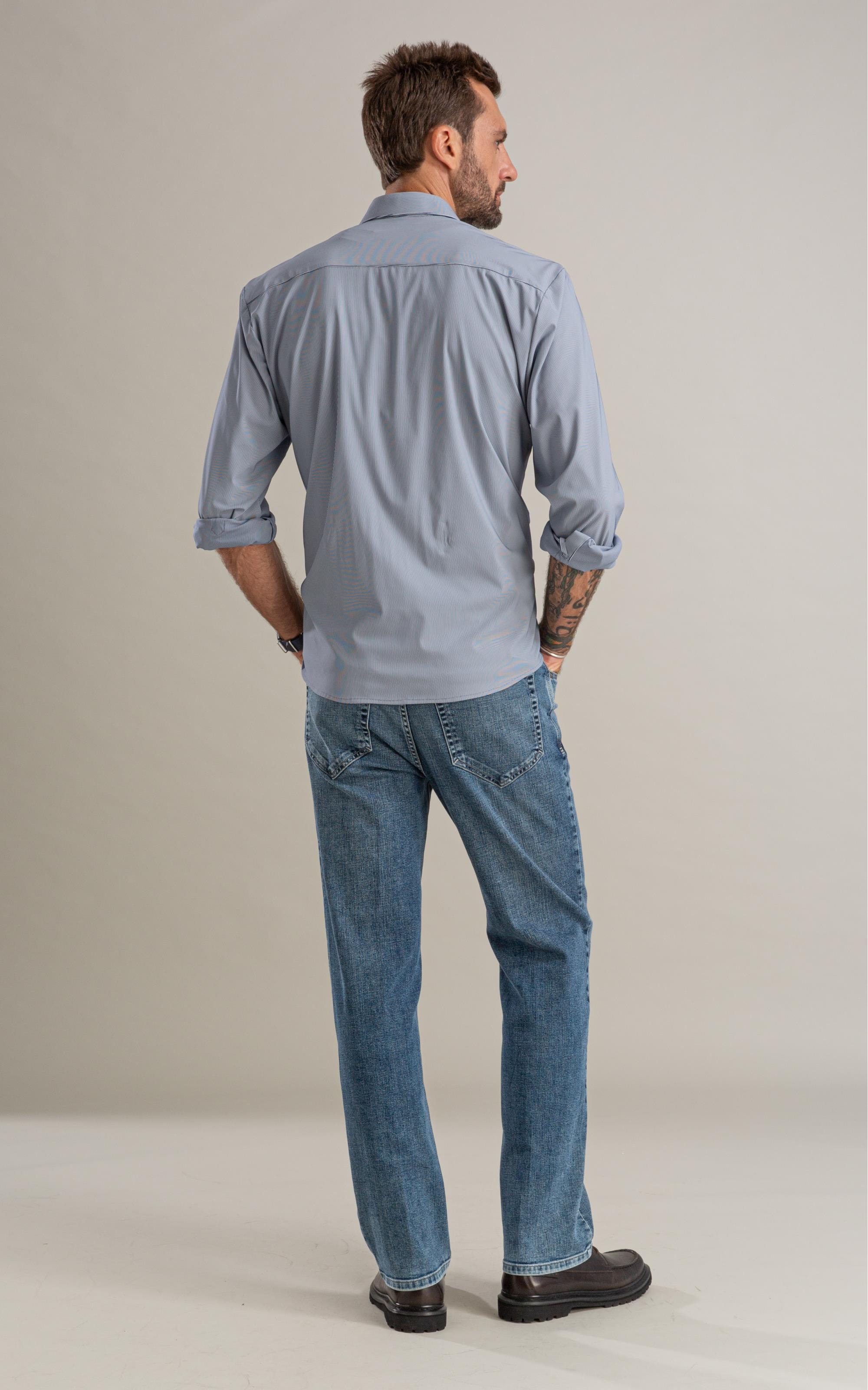 Camisa Malha Tech Ricardo Ml Marinho