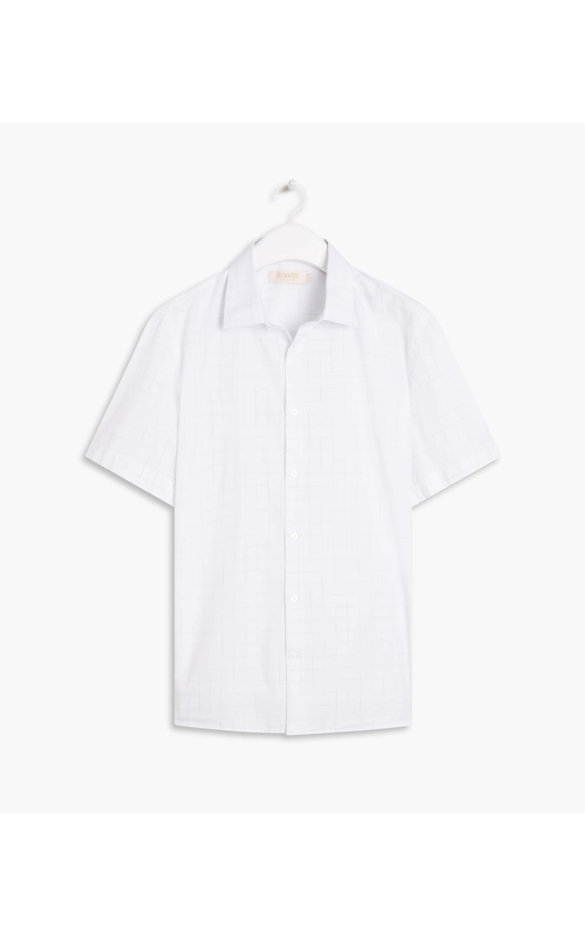 Camisa Manila Xadrez Mc Cinza Claro