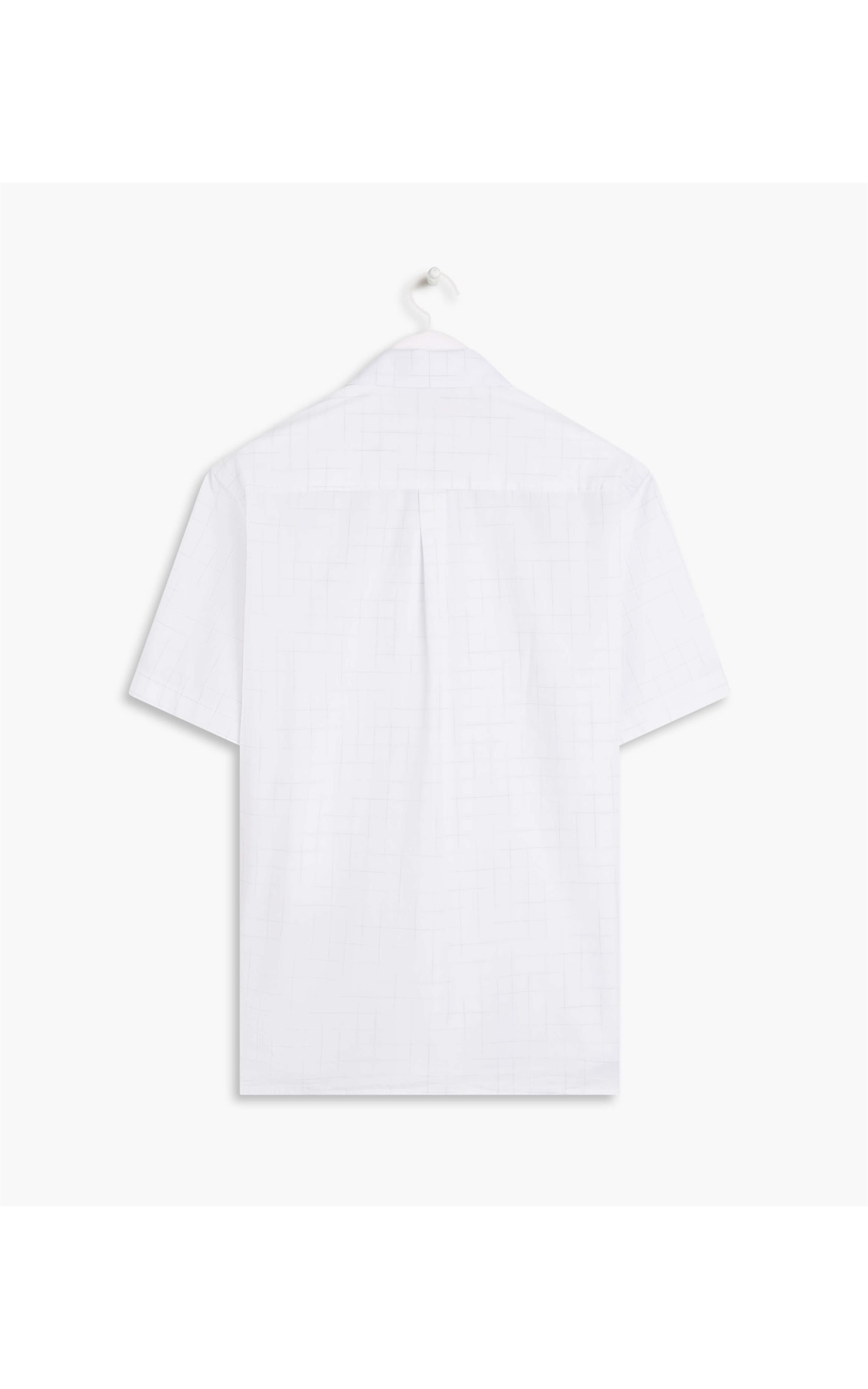Camisa Manila Xadrez Mc Cinza Claro