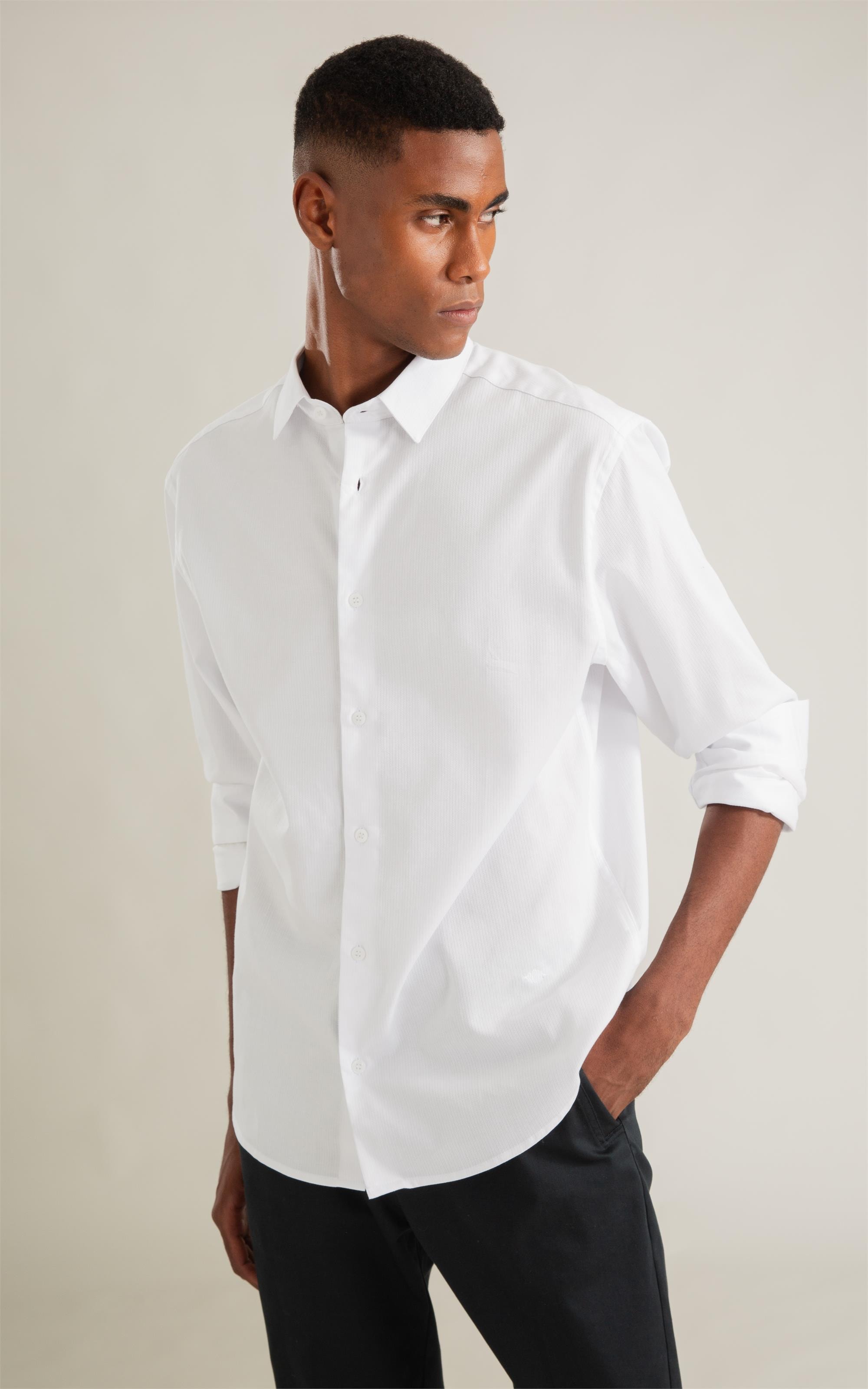 Camisa Maquineta Alfredo Branco