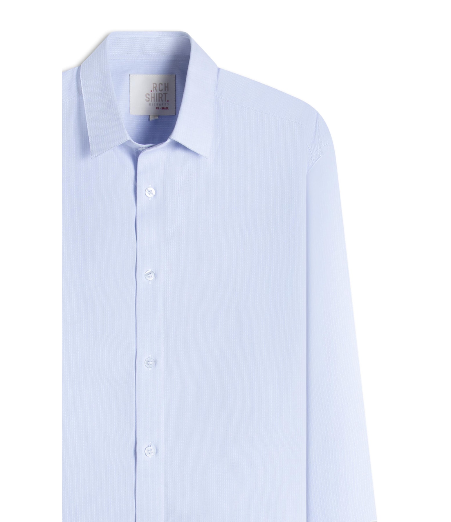 Camisa Maquineta Cristiano Ml Azul Pervante