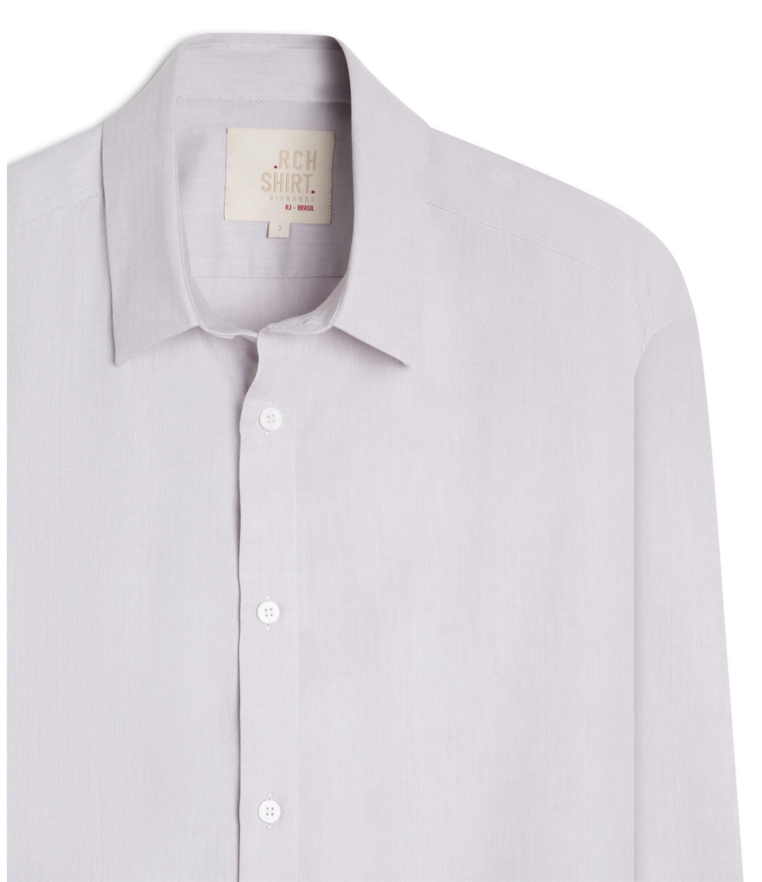 Camisa Maquineta David Ml Cinza Claro
