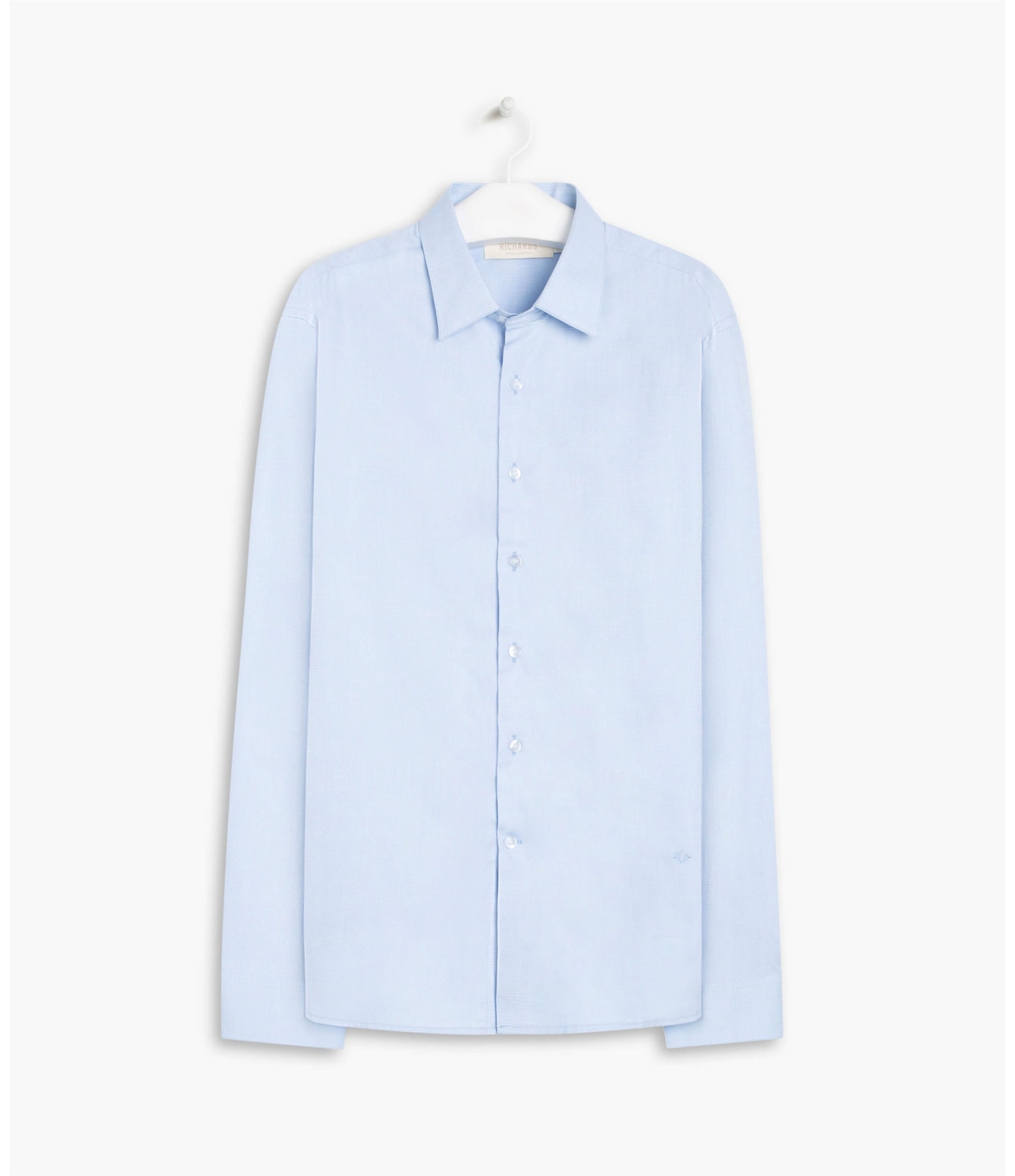 Camisa Maquinetada Dotz Ml Azul Claro