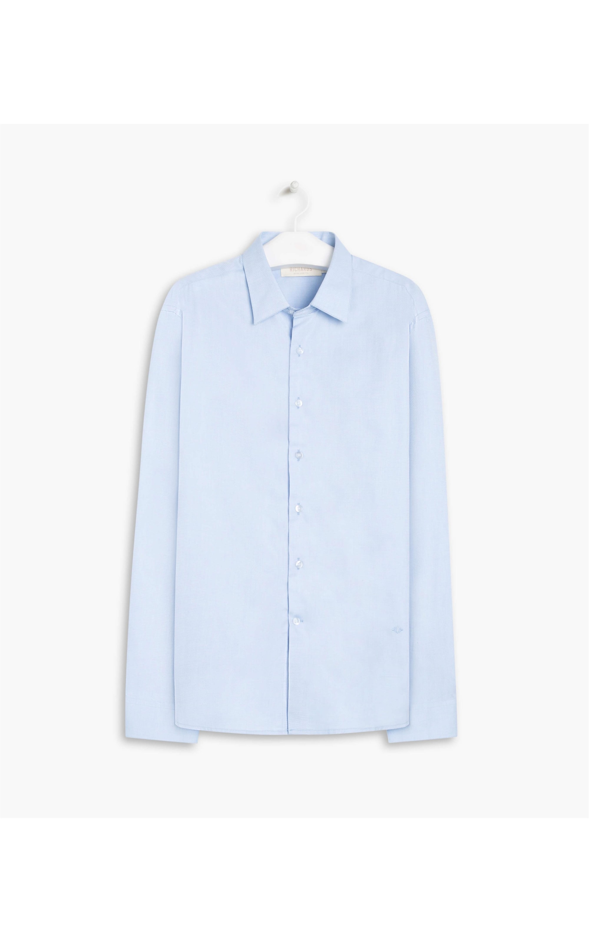 Camisa Maquinetada Dotz Ml Azul Claro