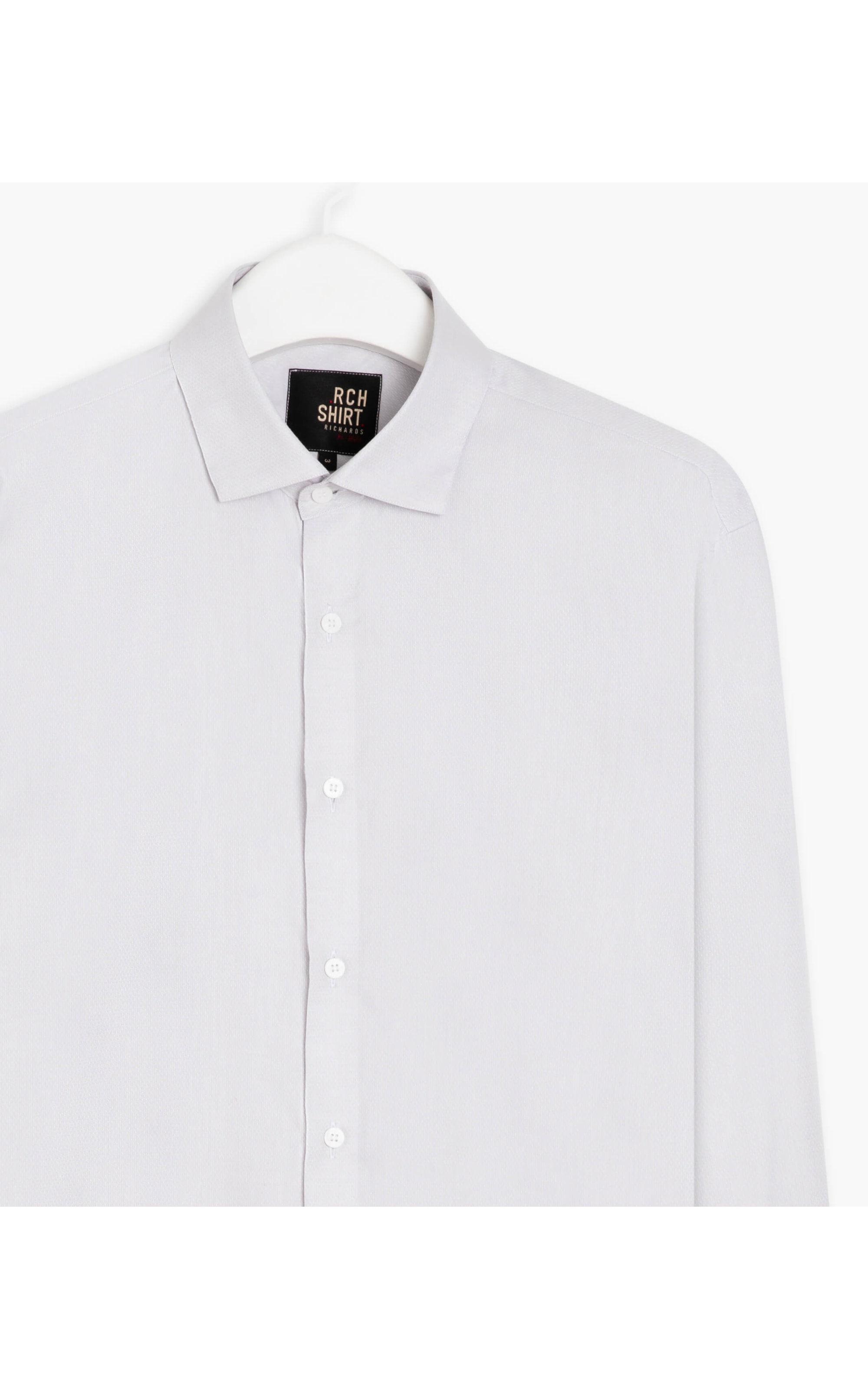 Camisa Maquinetada Dotz Ml Cinza Claro