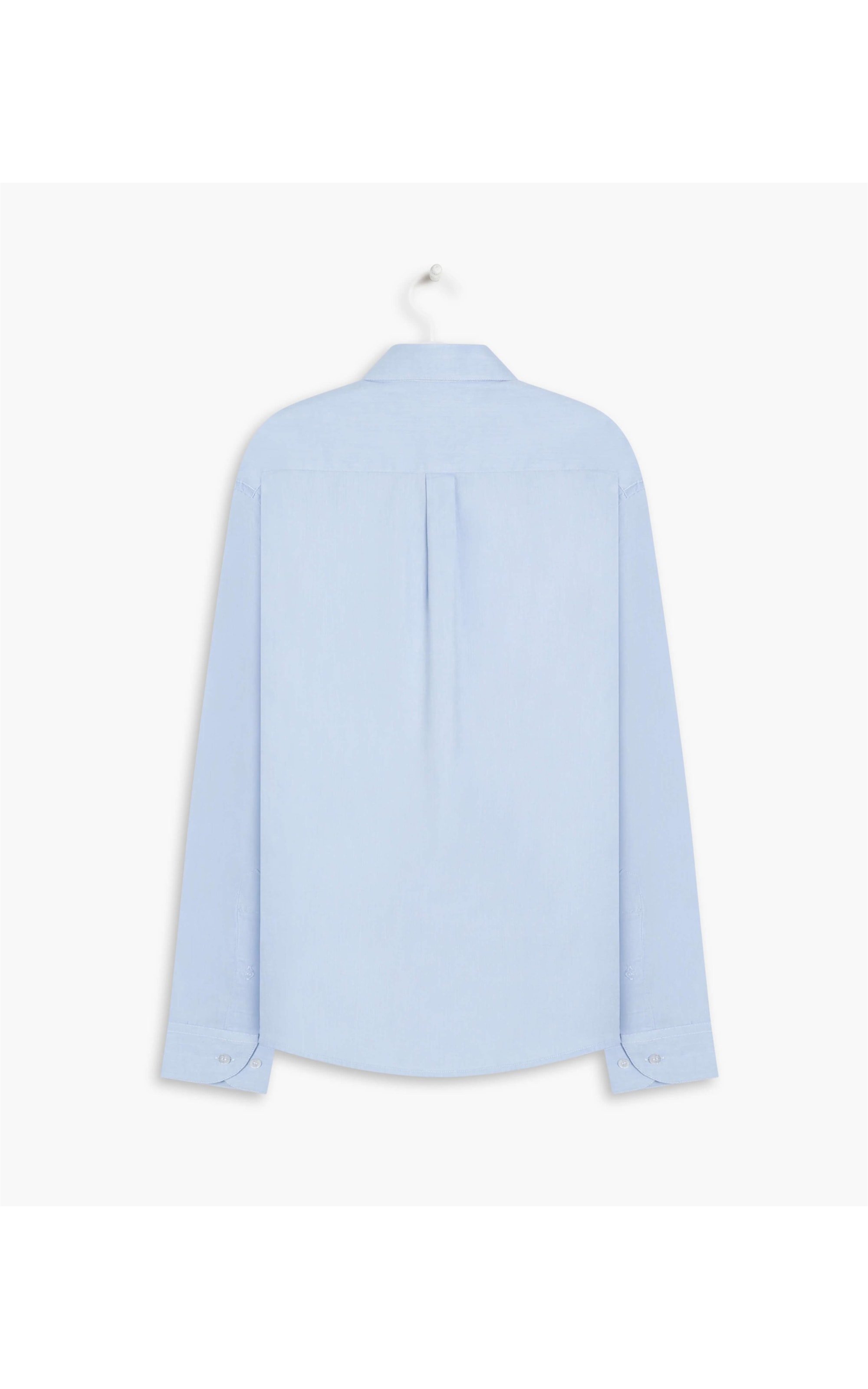Camisa Maquinetada Flip Ml Azul Claro