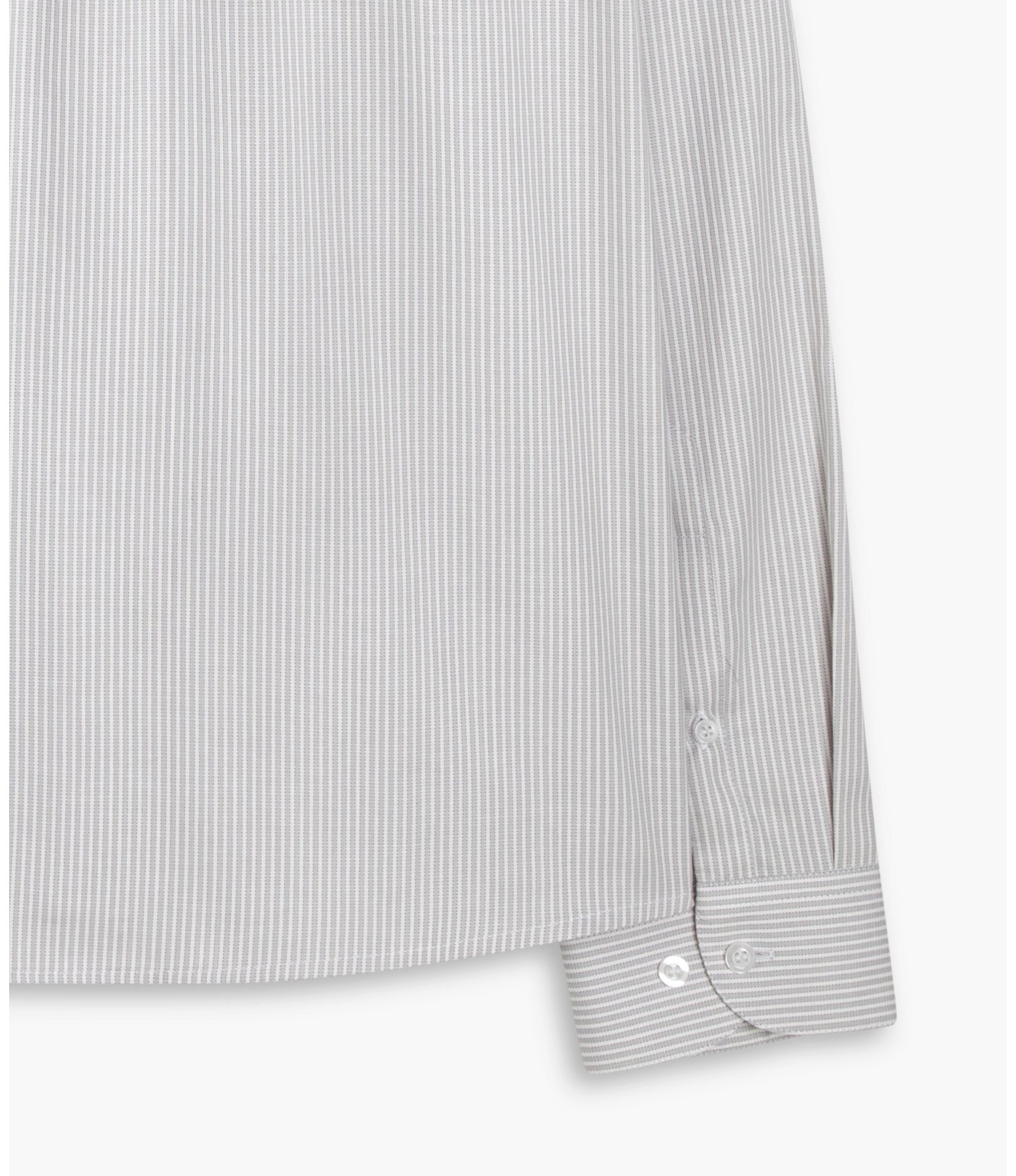 Camisa Maquinetada Viti Ml Cinza Claro