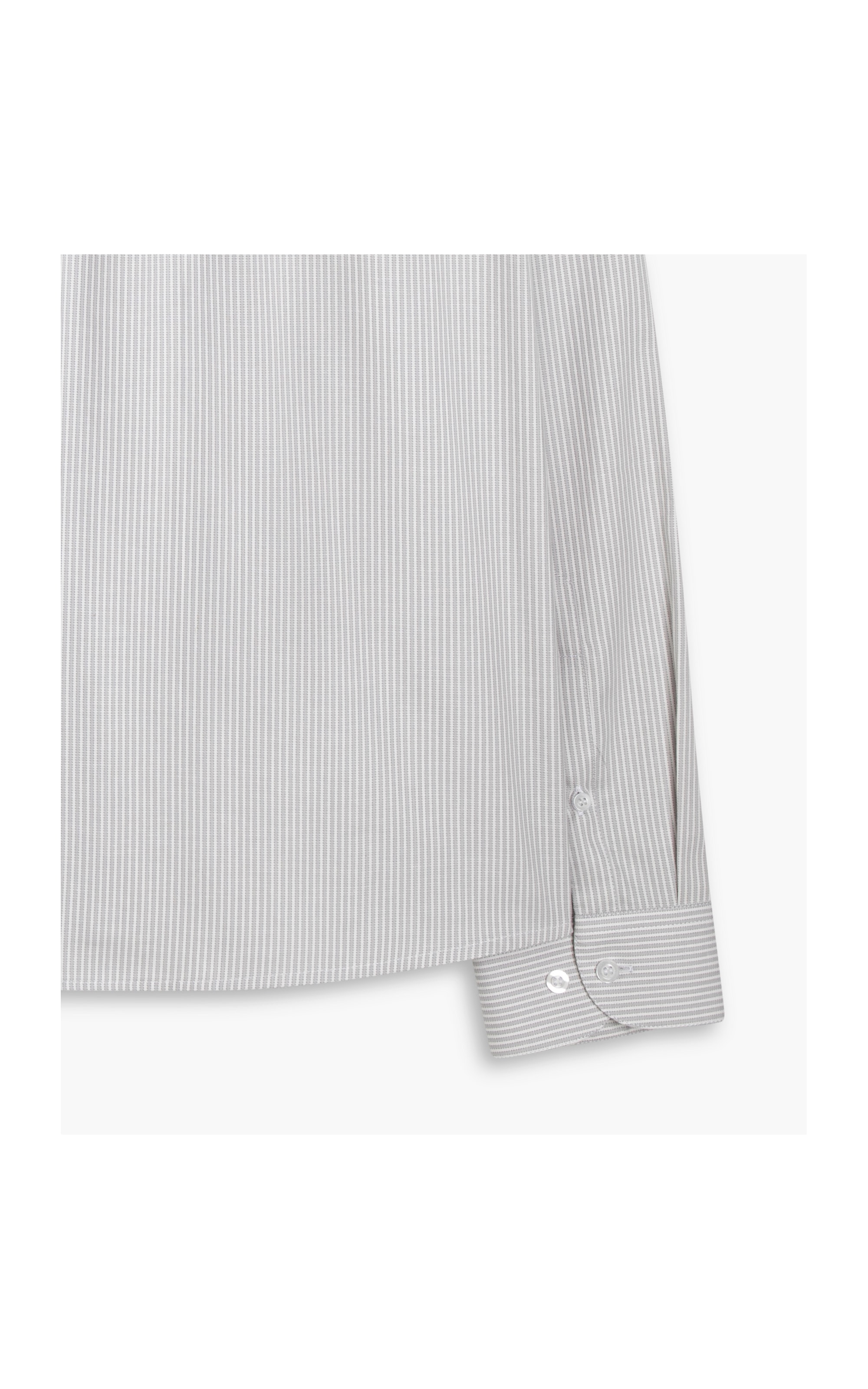 Camisa Maquinetada Viti Ml Cinza Claro