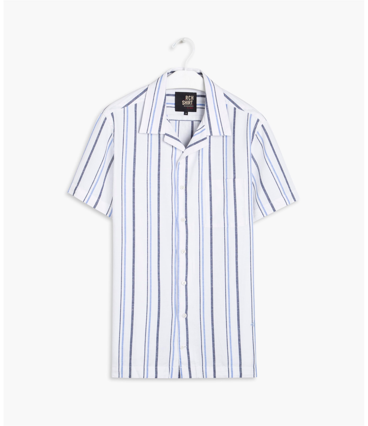 Camisa Maresia Listrada Mc Azul