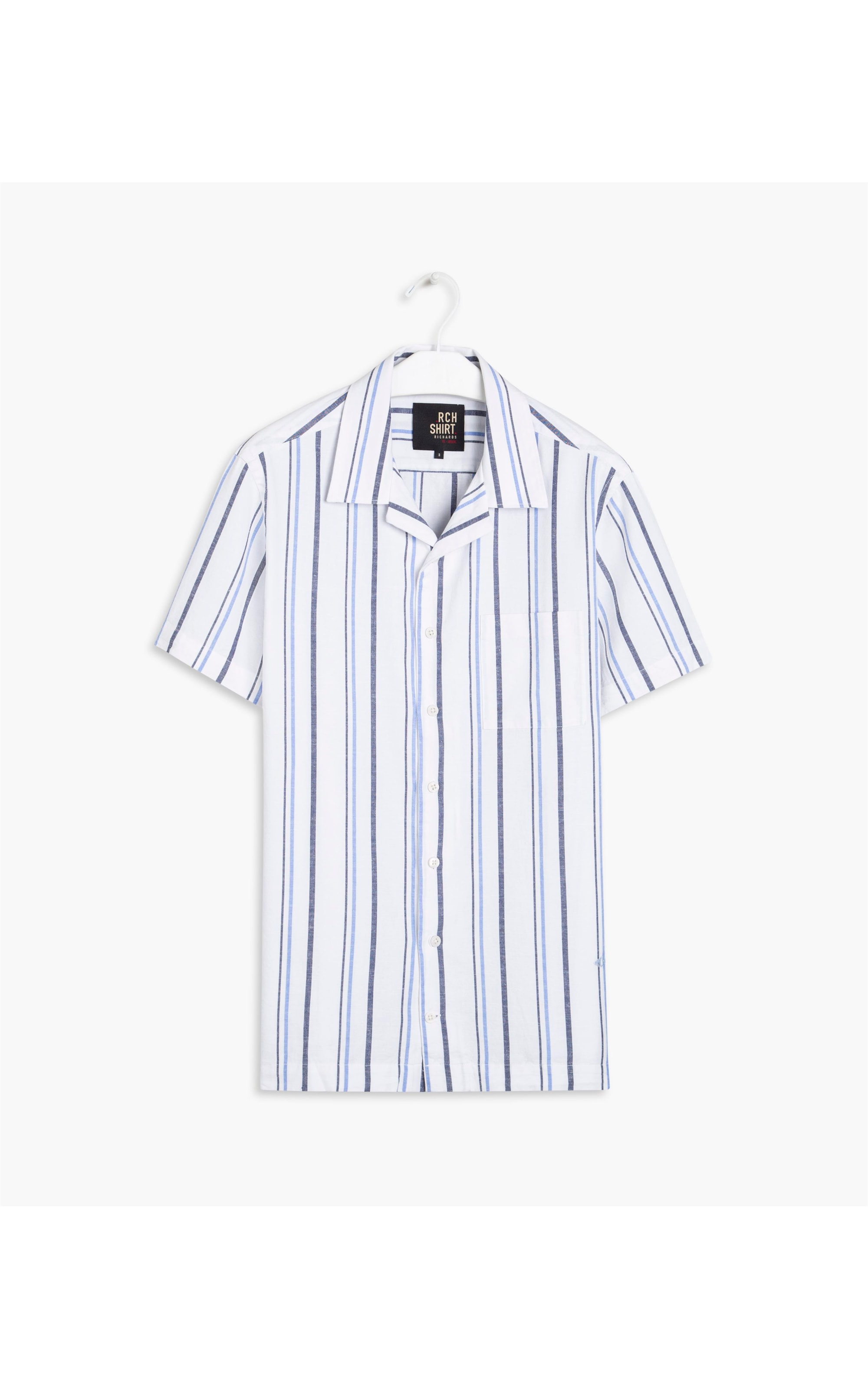 Camisa Maresia Listrada Mc Azul
