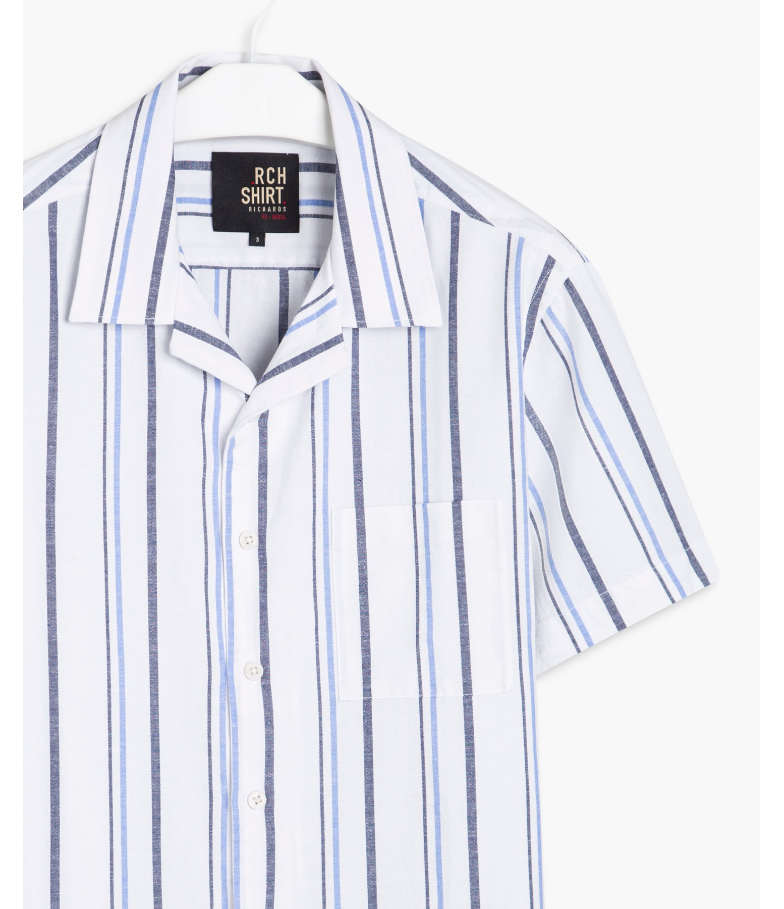 Camisa Maresia Listrada Mc Azul