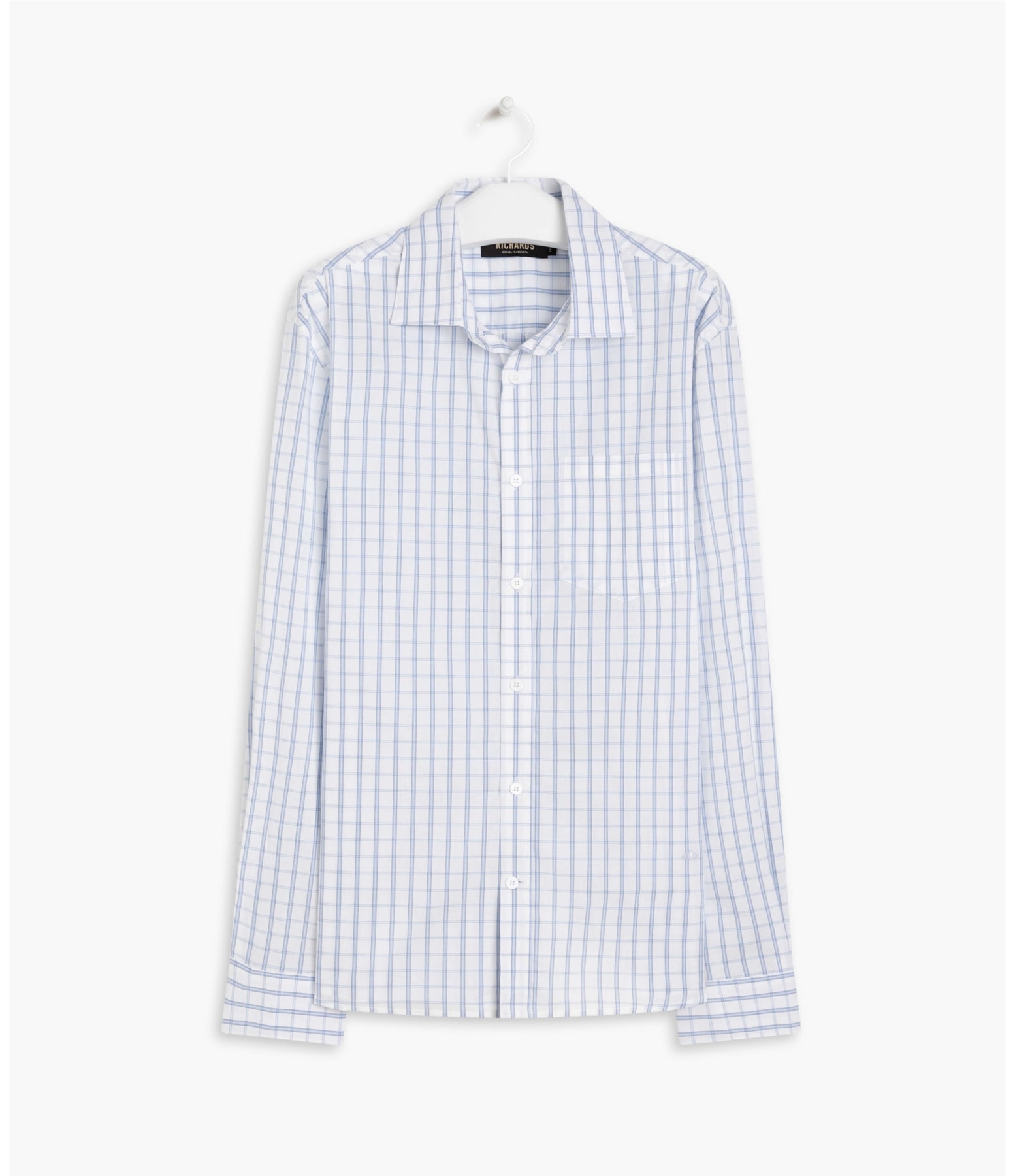 Camisa Marlon Xadrez Ml Branco