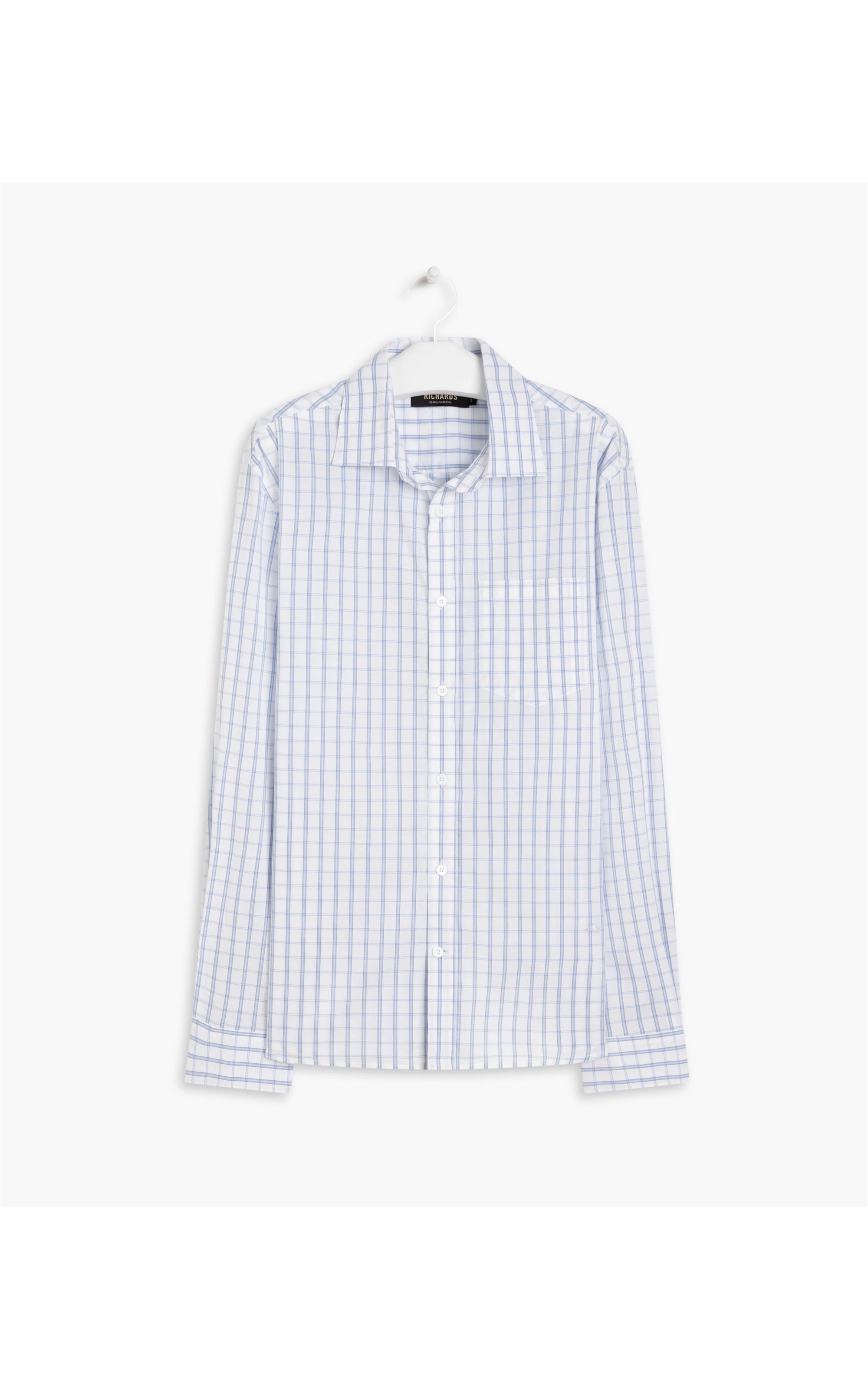 Camisa Marlon Xadrez Ml Branco