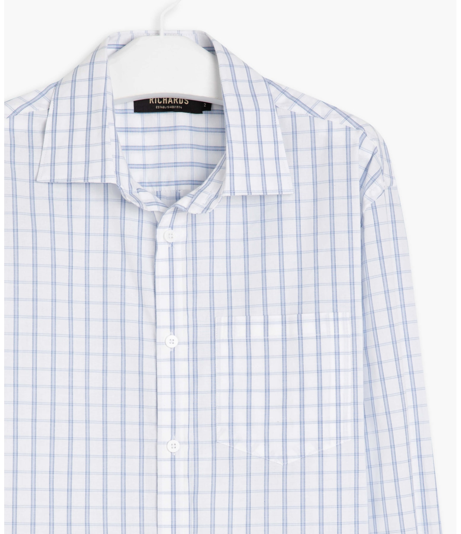 Camisa Marlon Xadrez Ml Branco