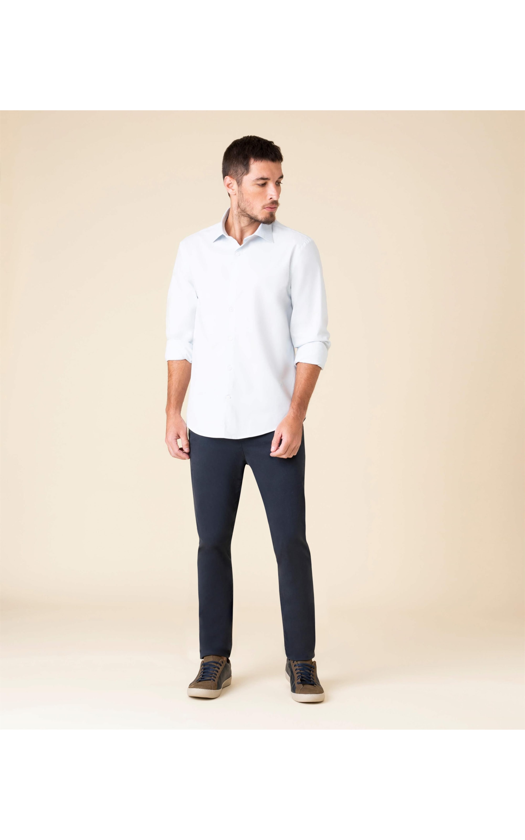 Camisa Mazini Lisa Ml Azul Claro