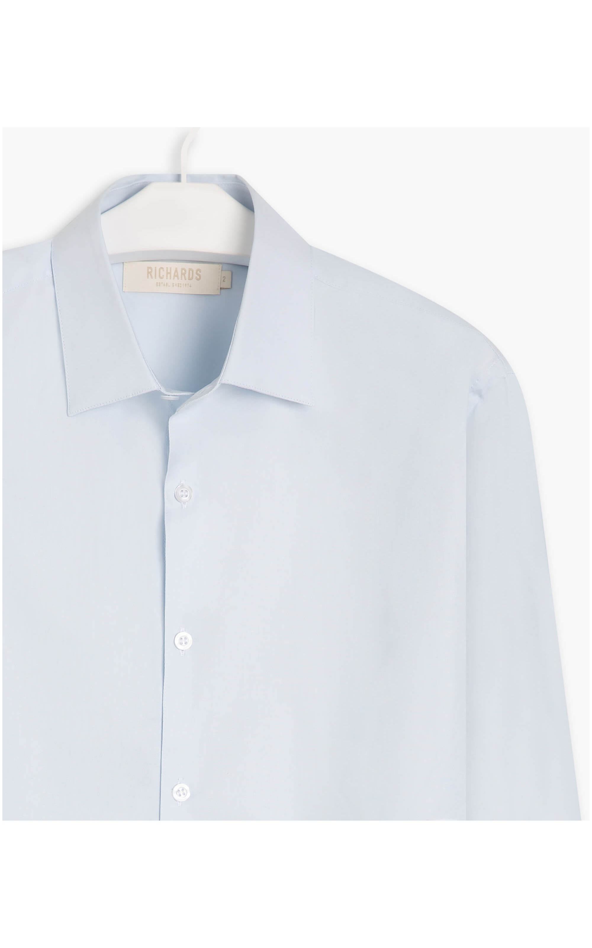 Camisa Mazini Lisa Ml Azul Claro