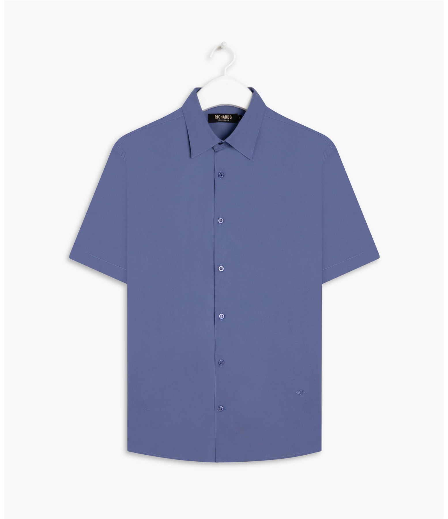 Camisa Mazzini Mc Azul Seco