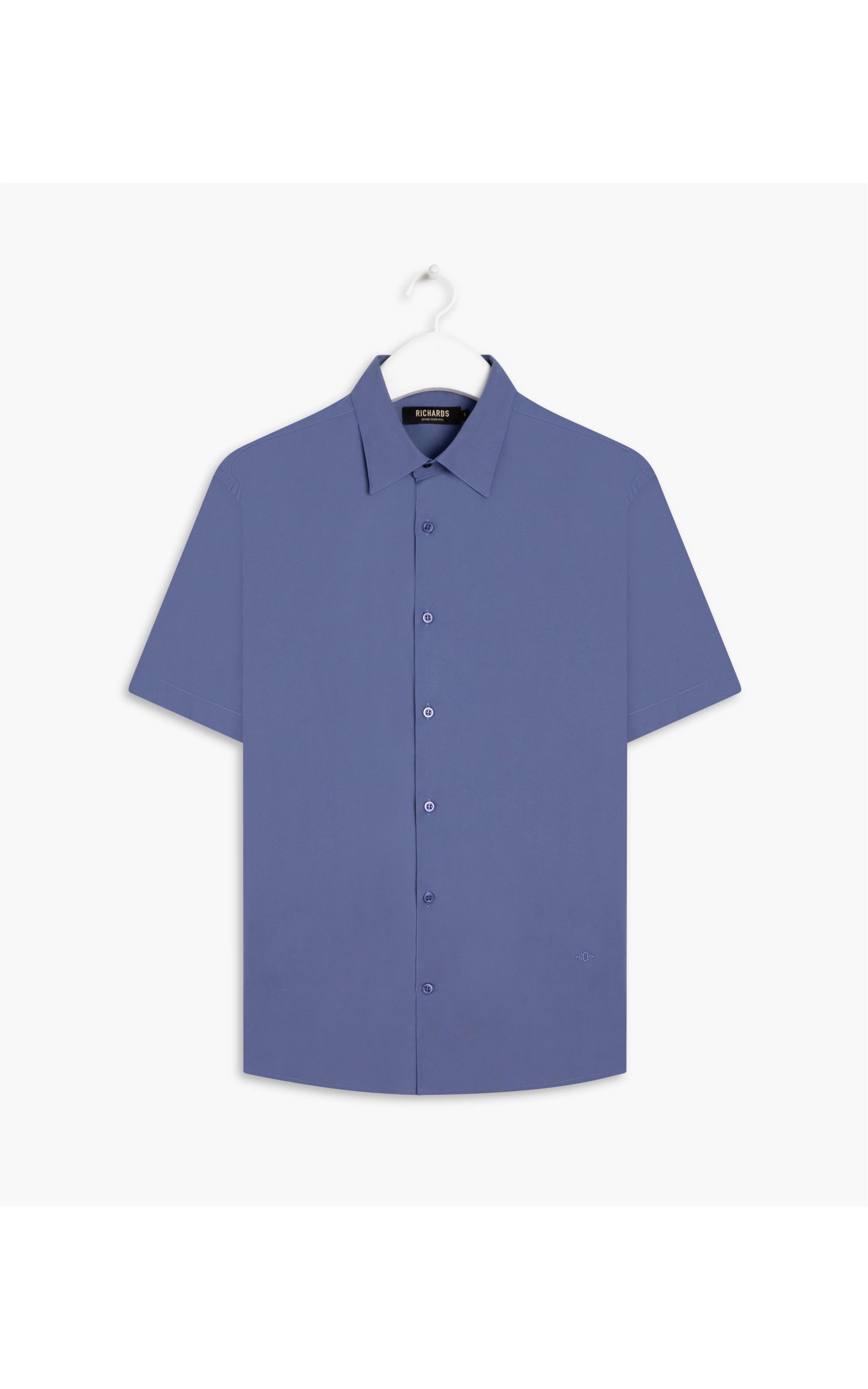 Camisa Mazzini Mc Azul Seco