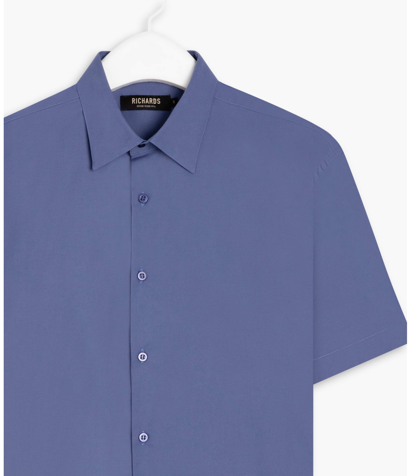 Camisa Mazzini Mc Azul Seco