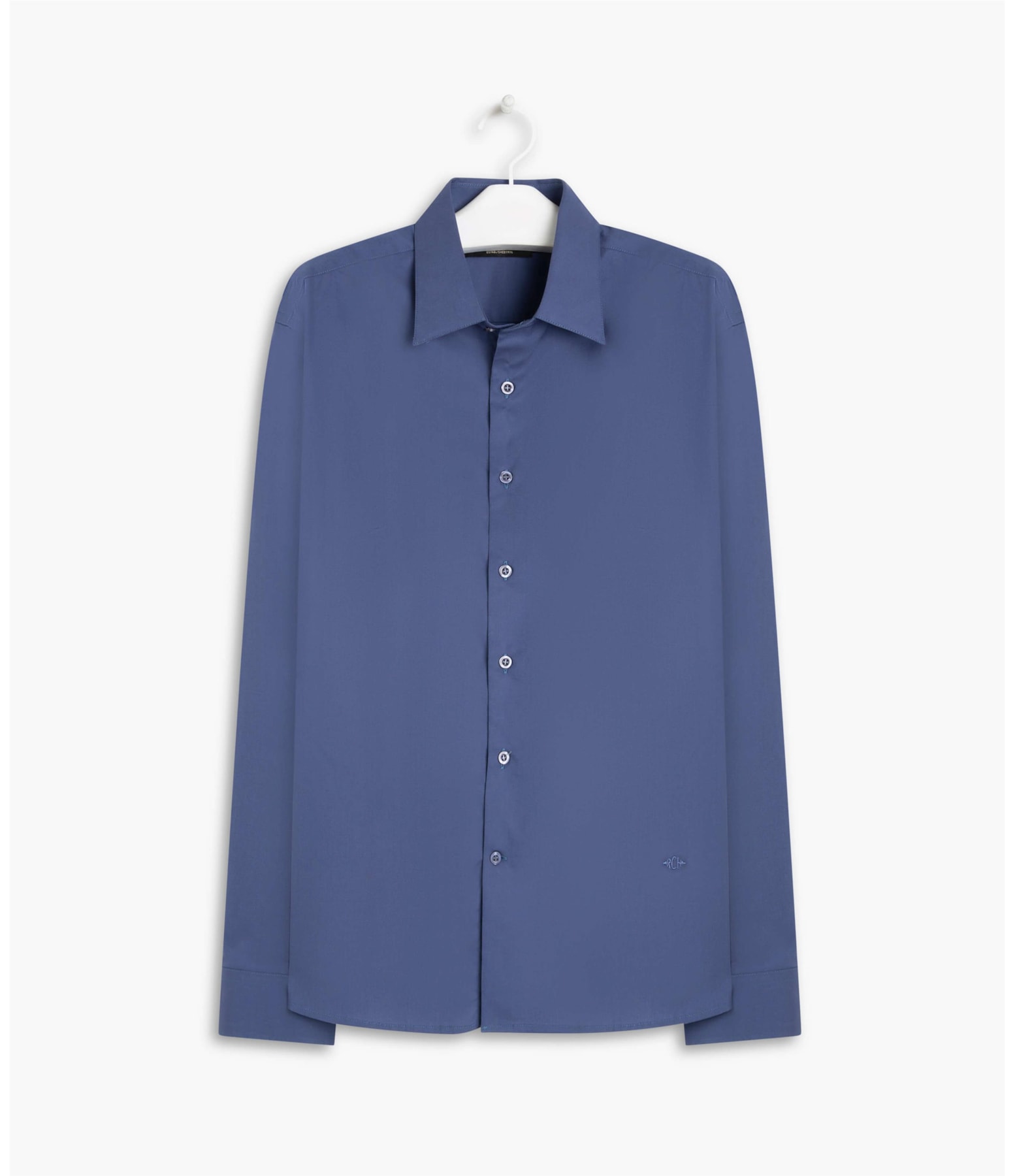 Camisa Mazzini Ml Azul Seco
