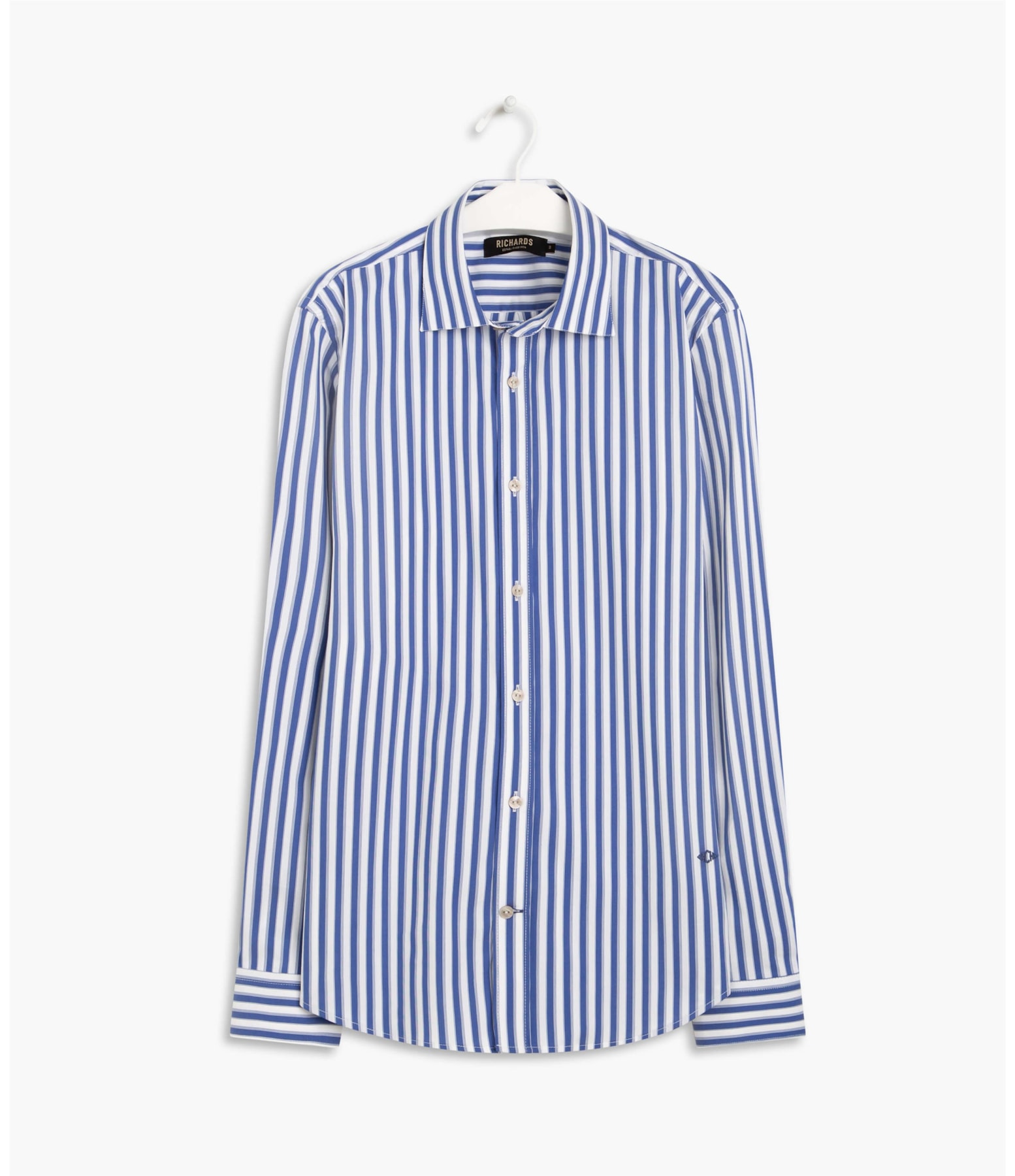 Camisa Medina Listrada Ml Azul Bic