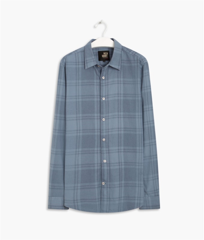 Camisa Miller Flanela Xadrez Marinho