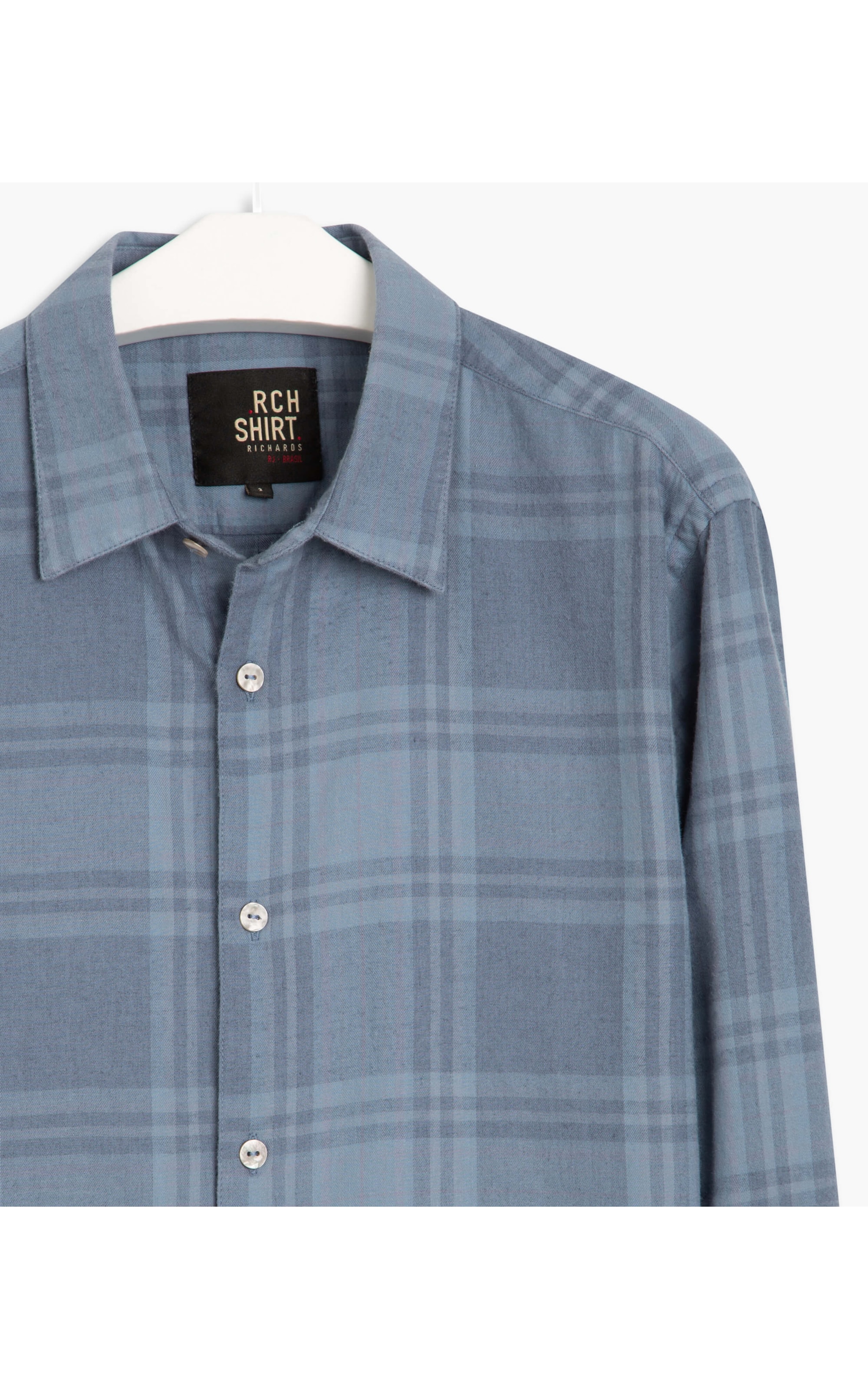 Camisa Miller Flanela Xadrez Marinho