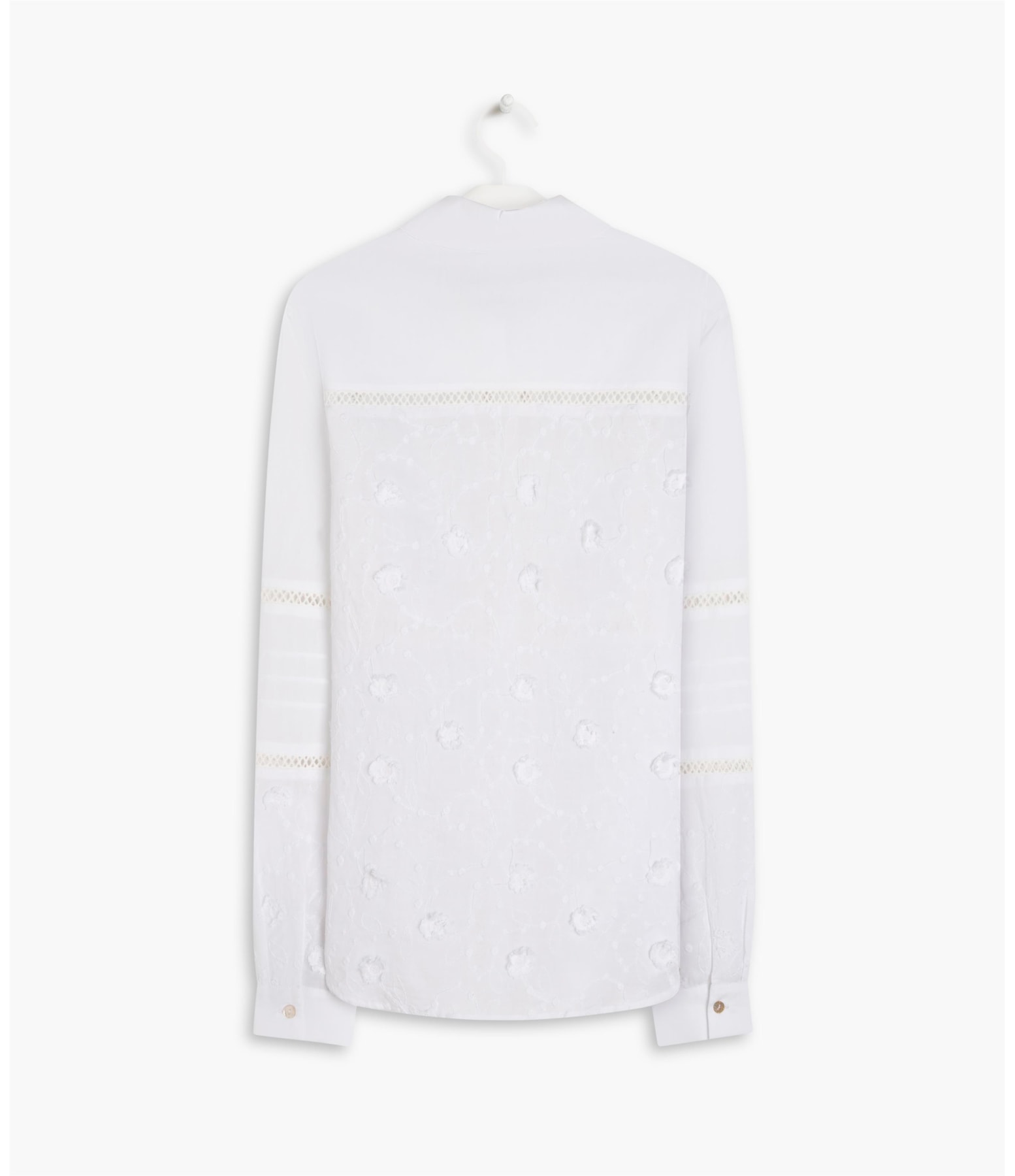  Camisa Miller Laise Algodao Branco
