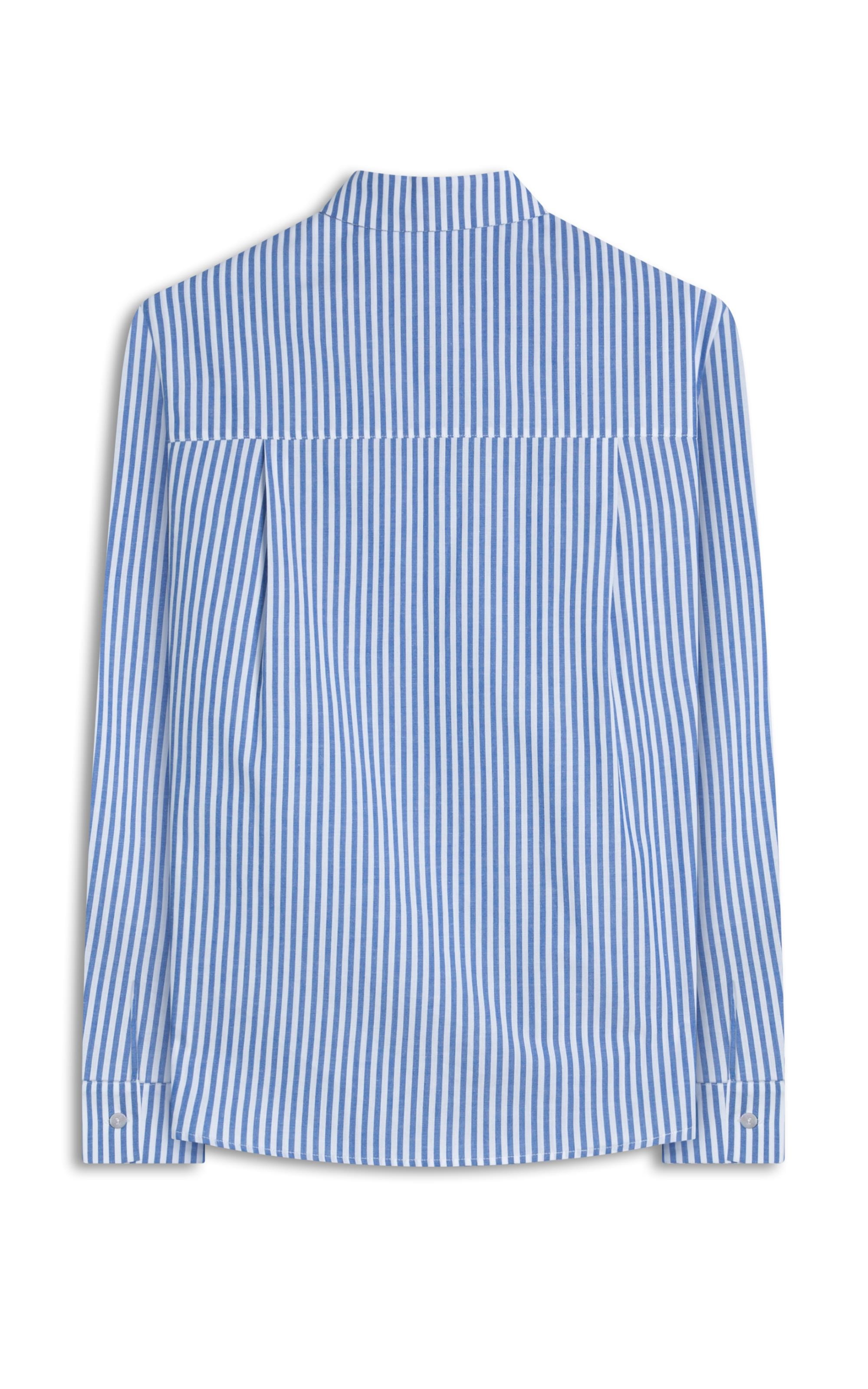 Camisa Miller Stripe Cotton Azul Bic