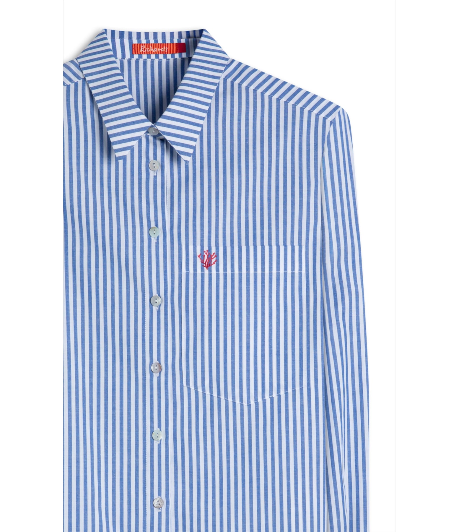 Camisa Miller Stripe Cotton Azul Bic