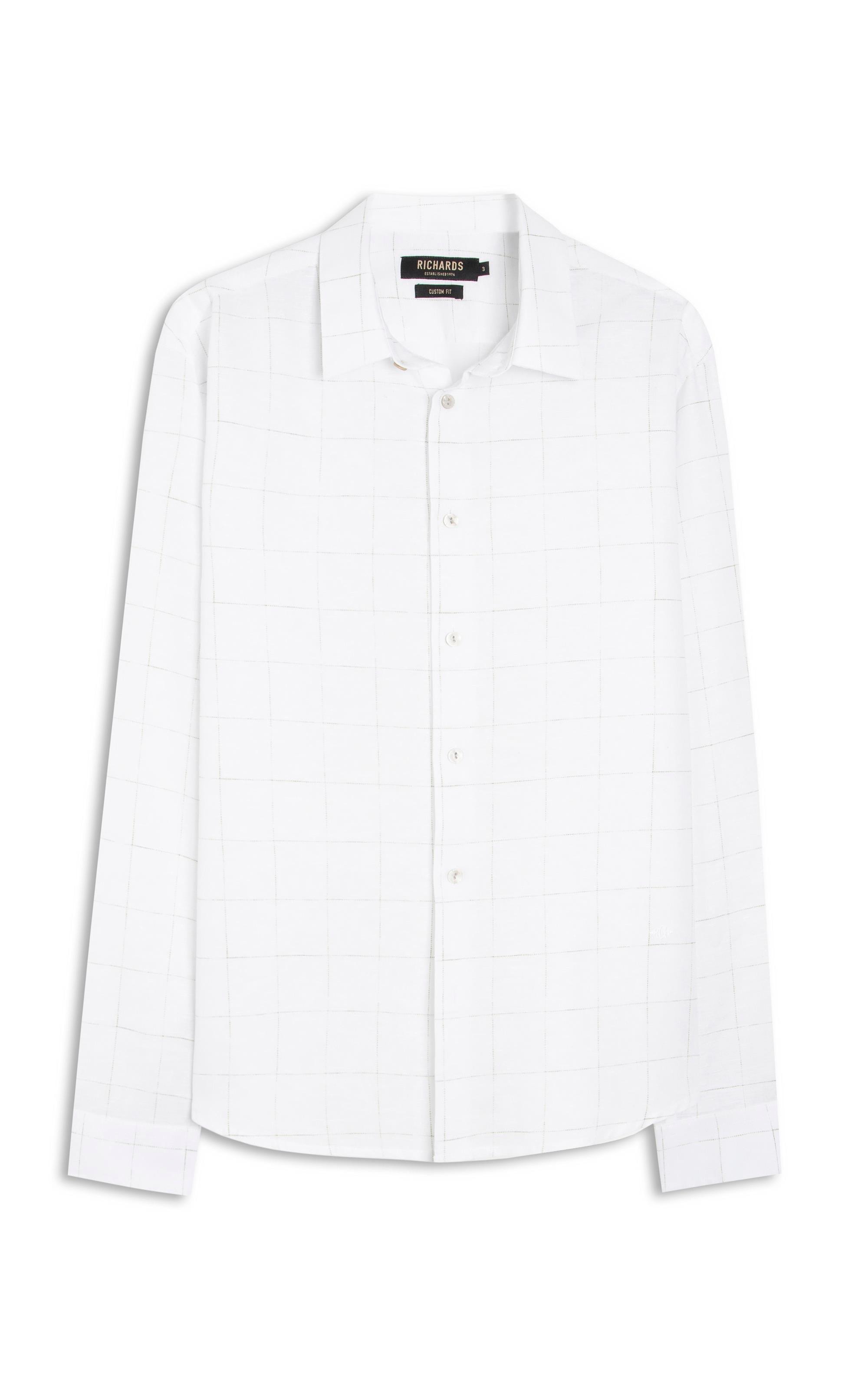 Camisa Mônaco Linho Blend Caqui