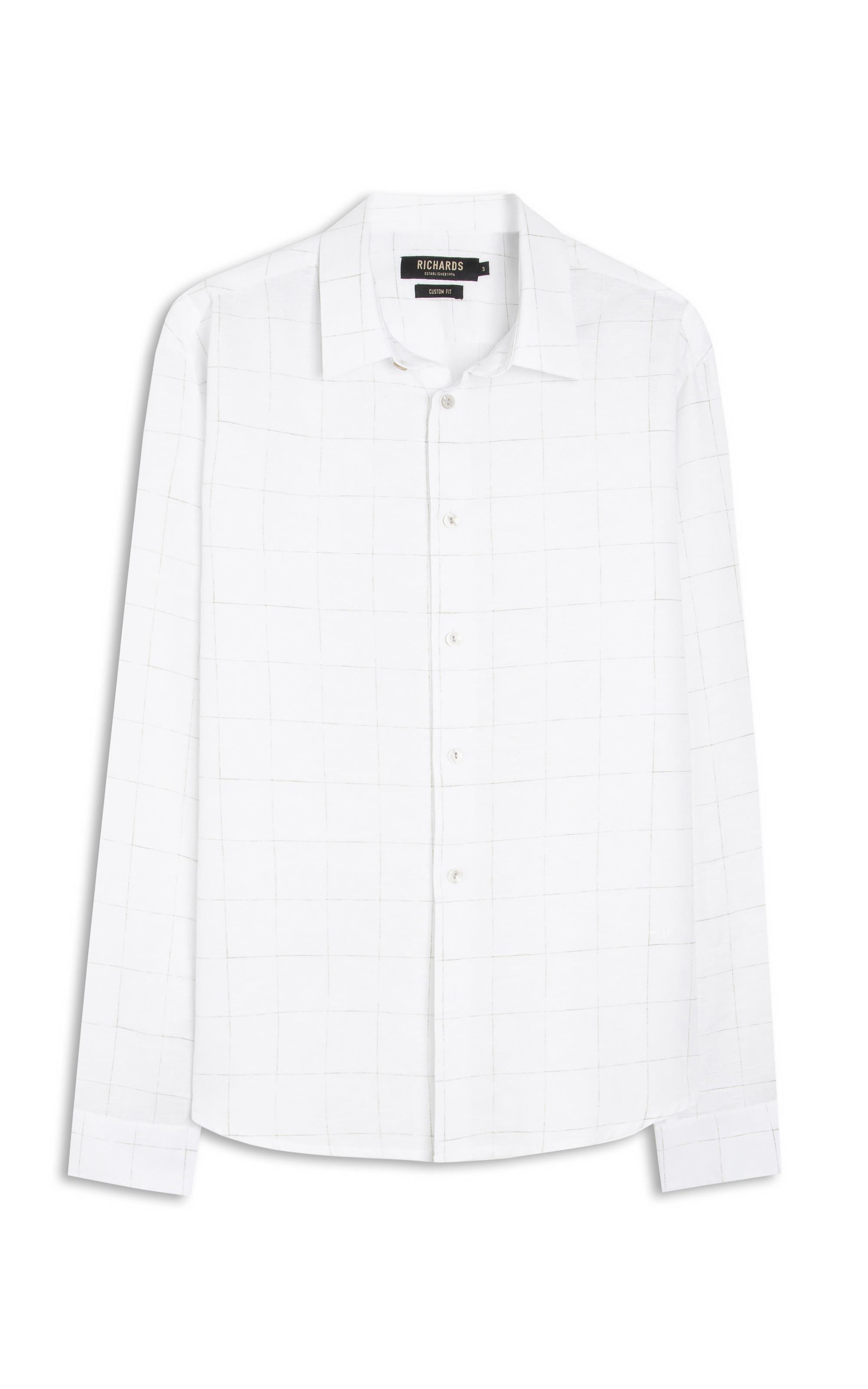 Camisa Mônaco Xadrez Caqui