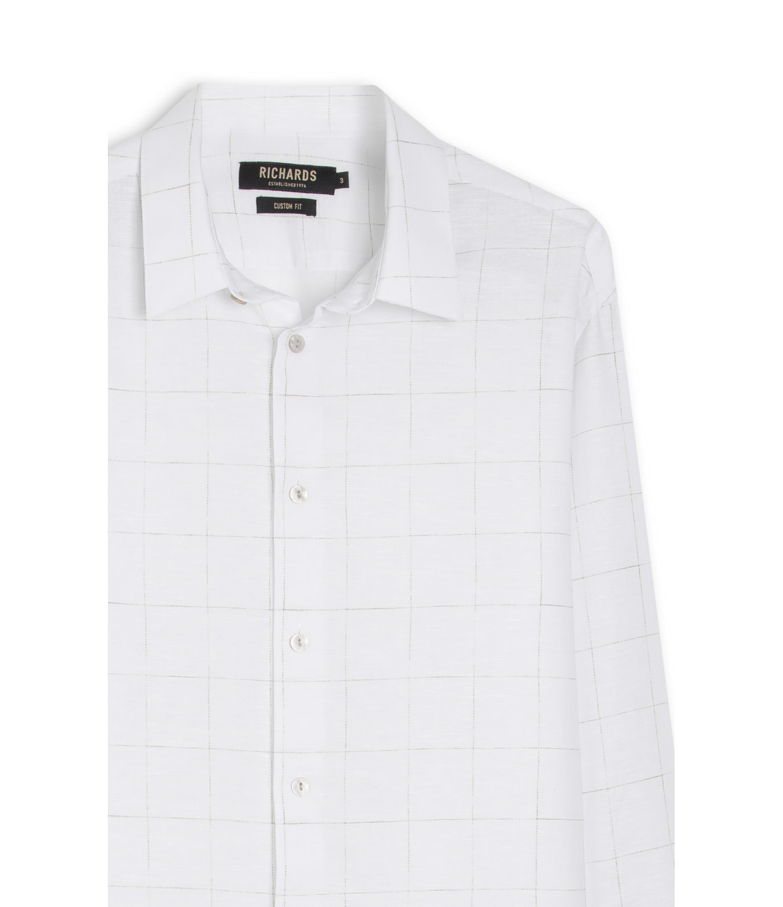 Camisa Mônaco Xadrez Caqui