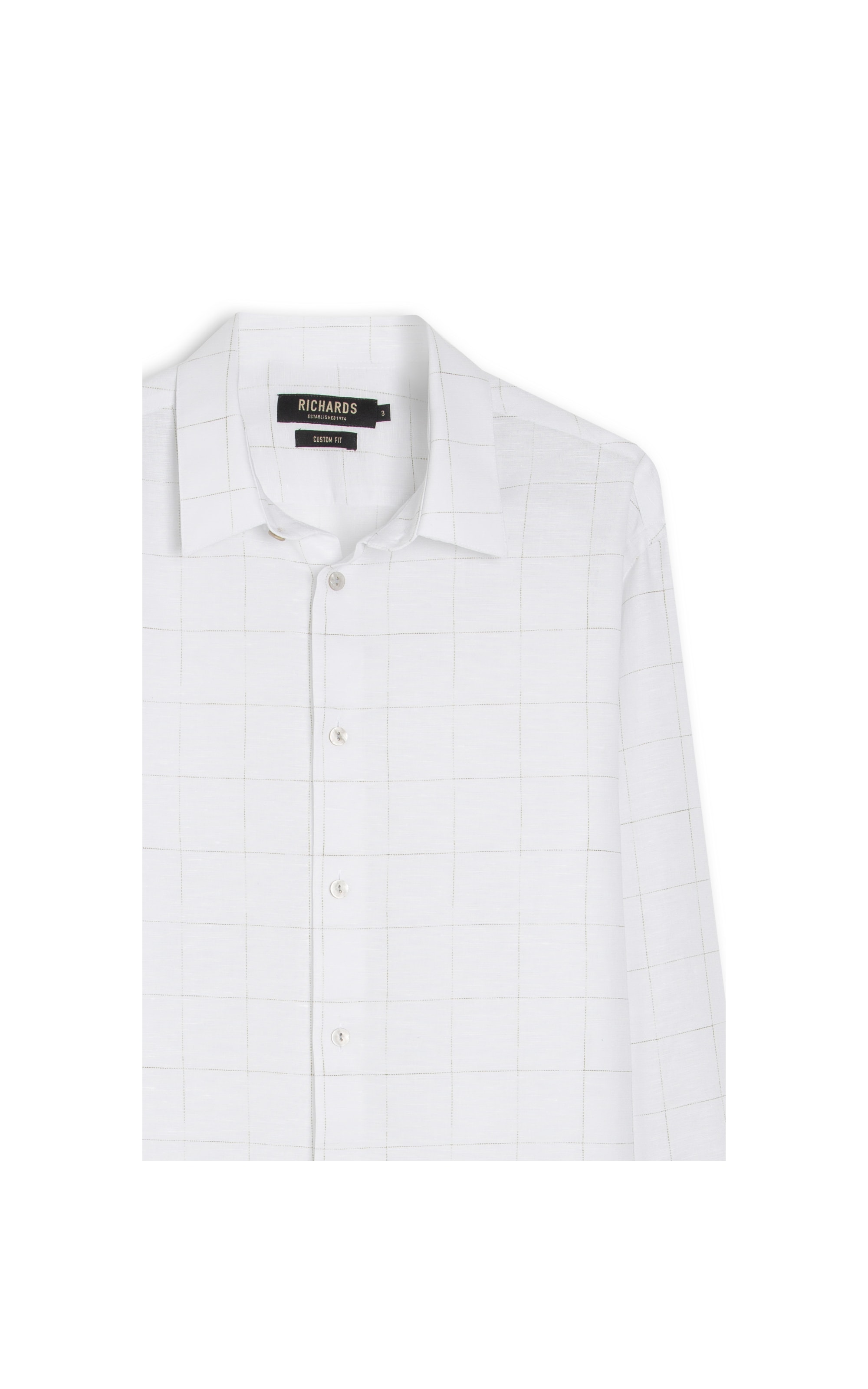Camisa Mônaco Xadrez Caqui