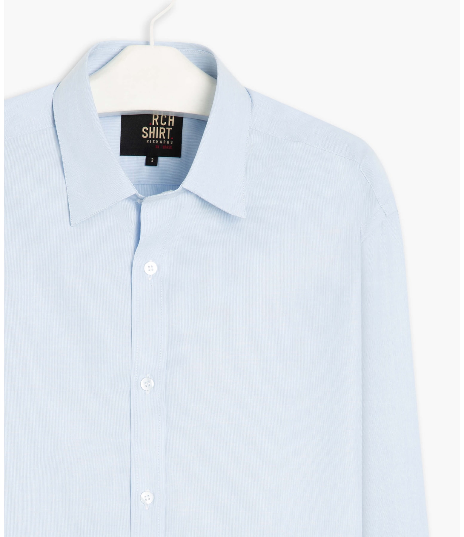 Camisa Mozart Sables Ml Azul Bic