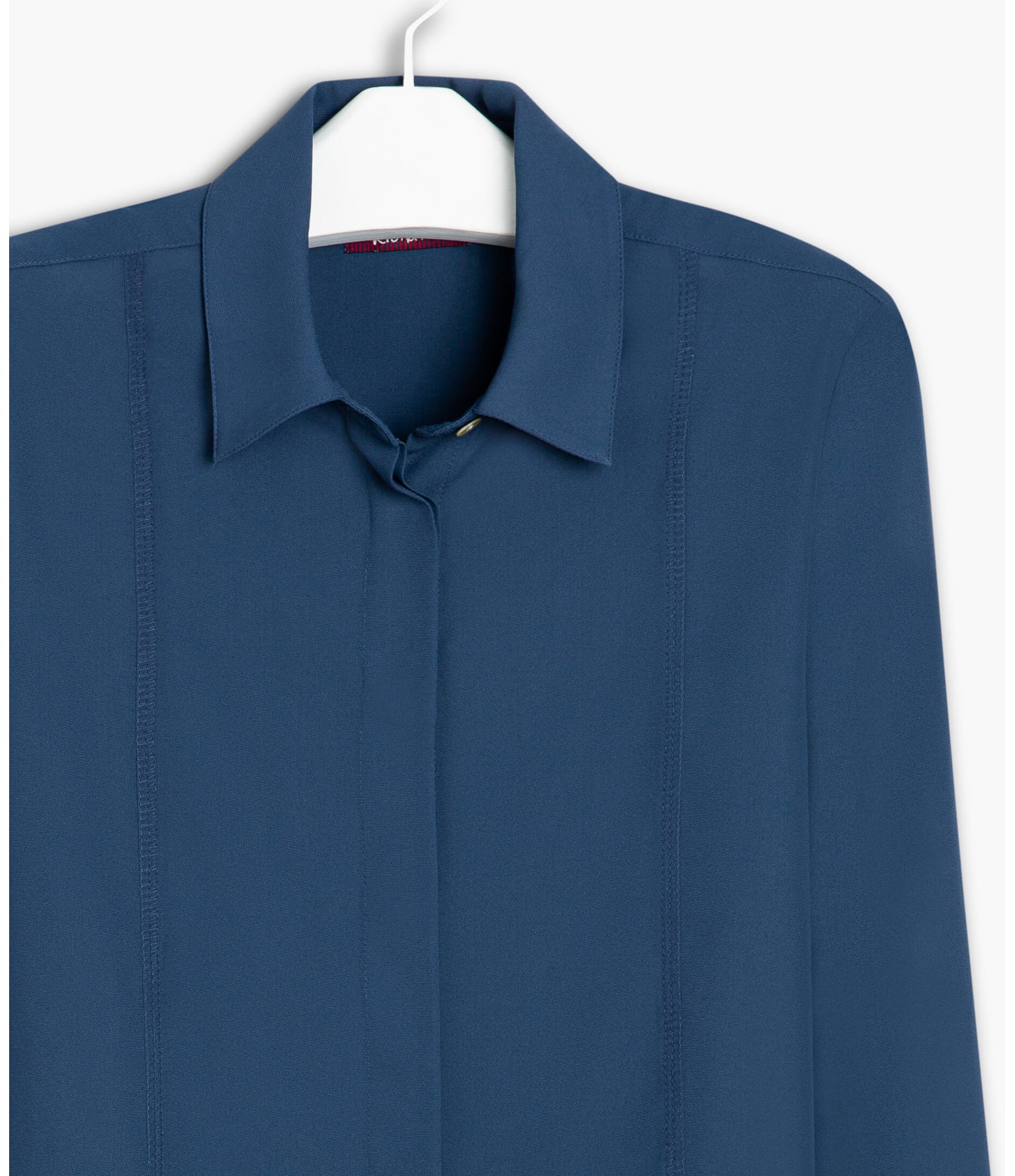 Camisa Nabi Lisa Azul Seco
