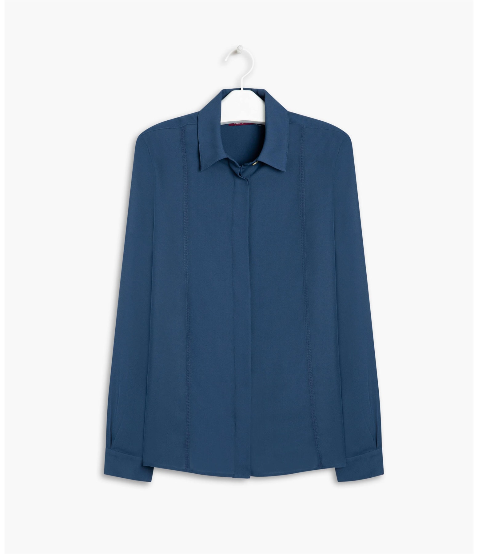 Camisa Nabi Lisa Azul Seco