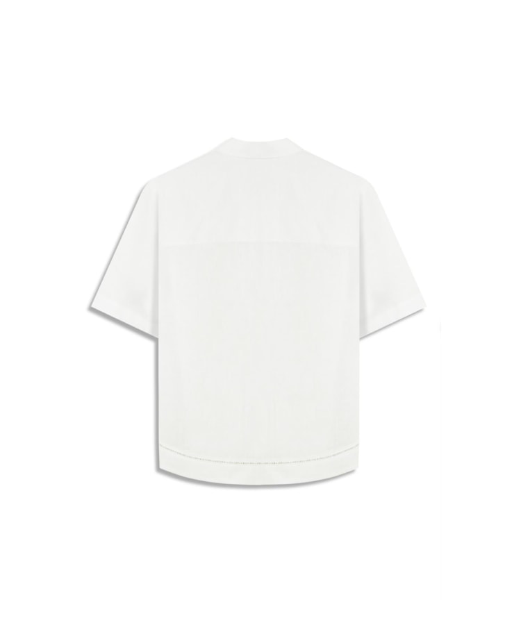 Camisa Nanda Linho Blend Branco