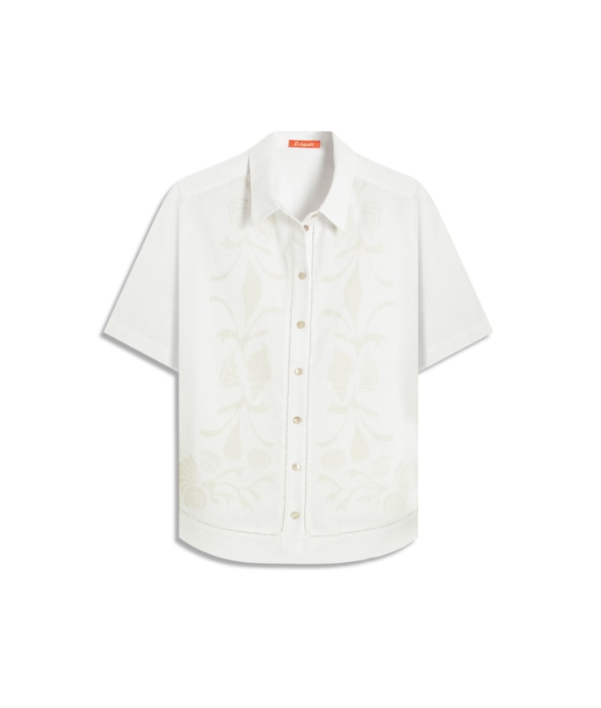 Camisa Nanda Linho Blend Branco