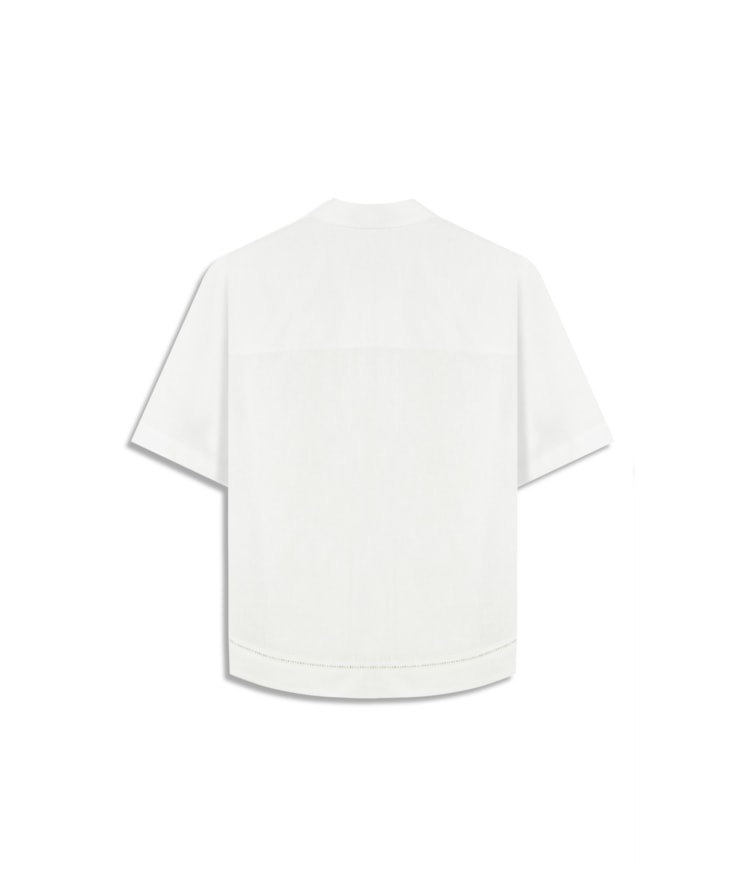 Camisa Nanda Linho Blend Branco