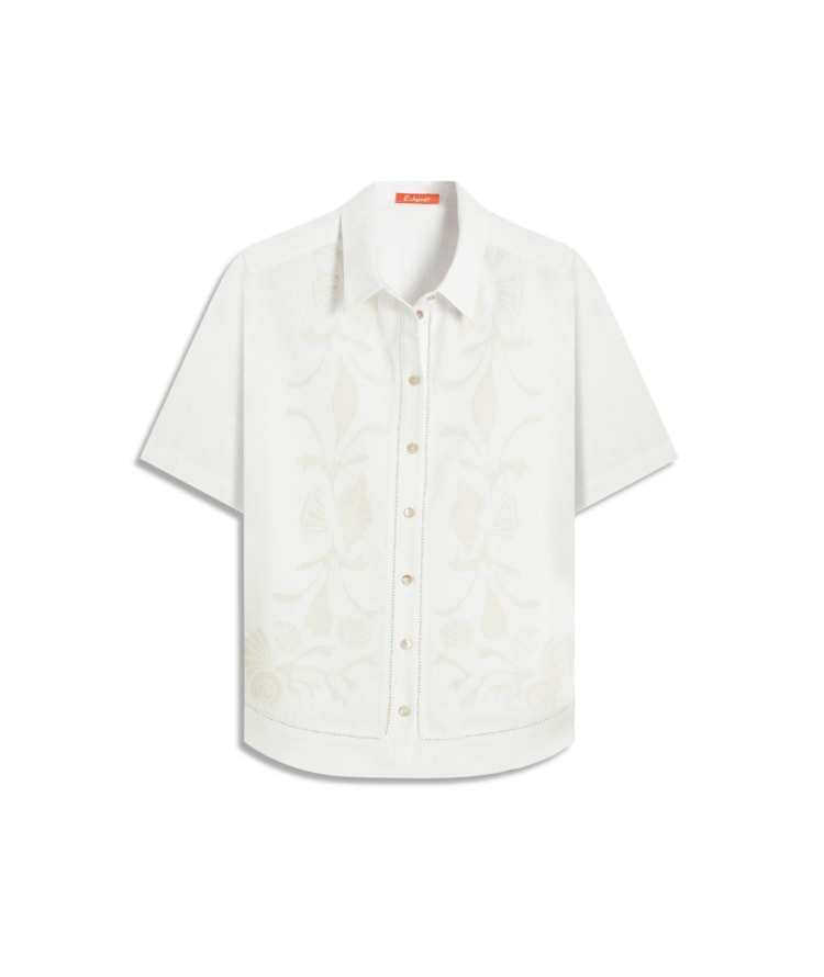 Camisa Nanda Linho Blend Branco