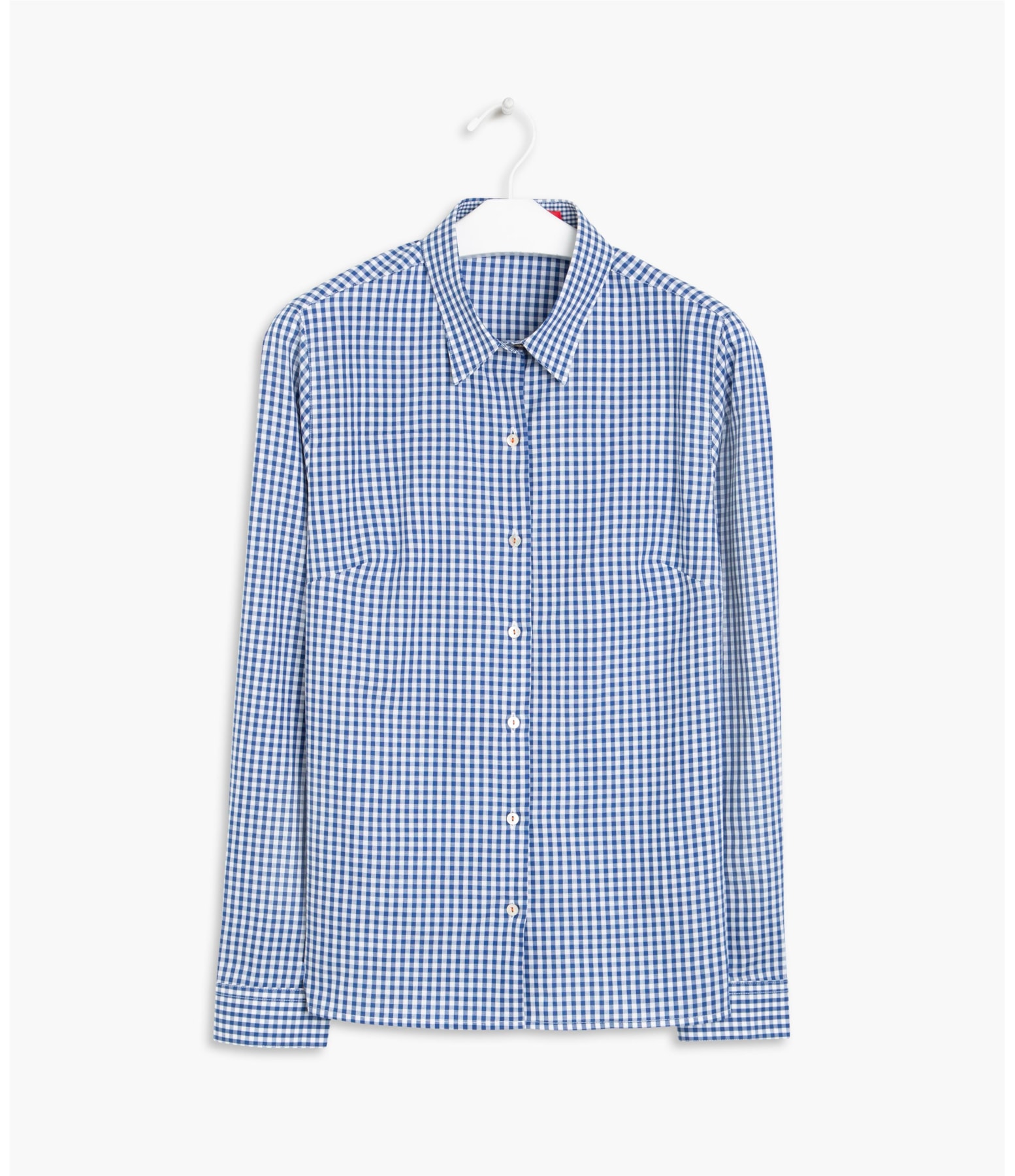Camisa New Brava Mini Vichy Algodao Azul Bic