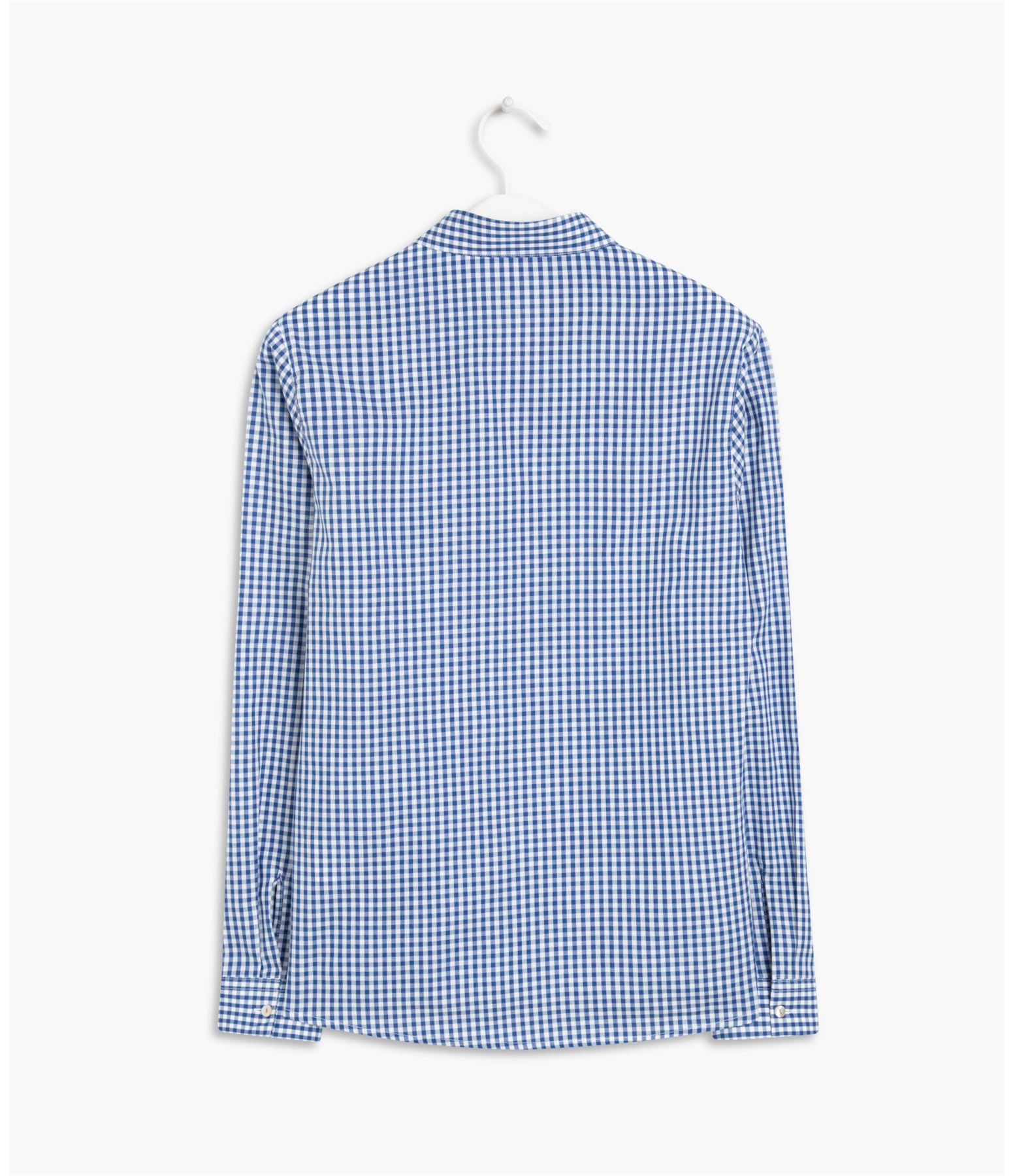 Camisa New Brava Mini Vichy Algodao Azul Bic