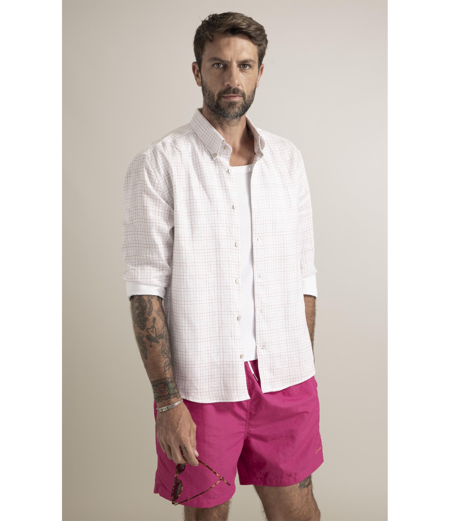 Camisa Nice Linho Blend Rose