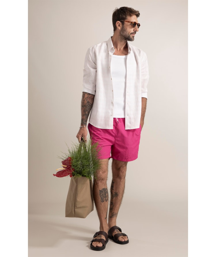 Camisa Nice Linho Blend Rose