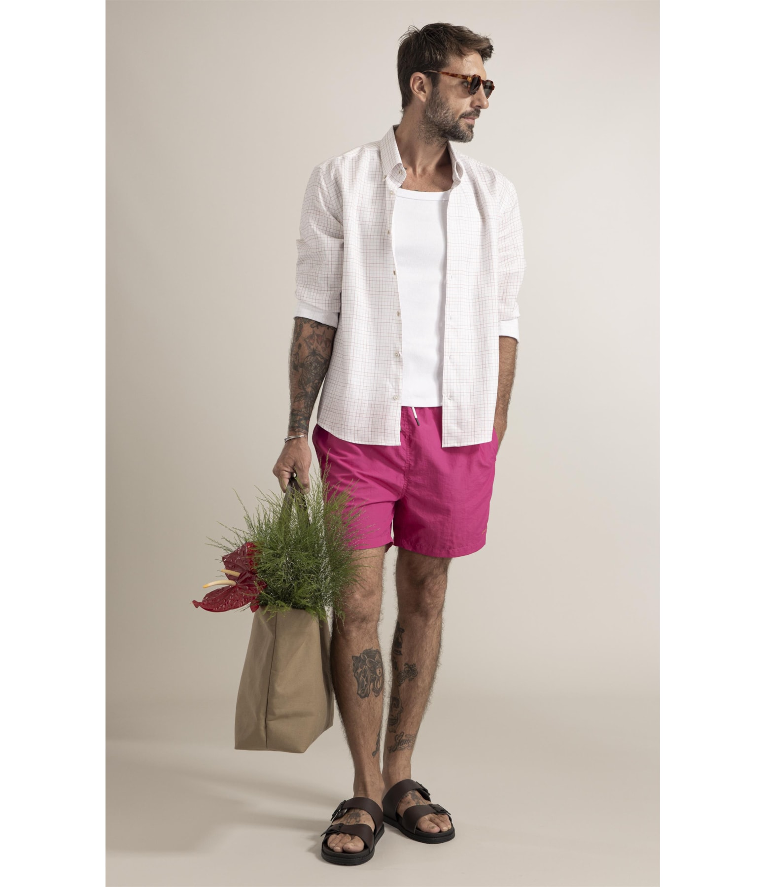 Camisa Nice Linho Blend Rose