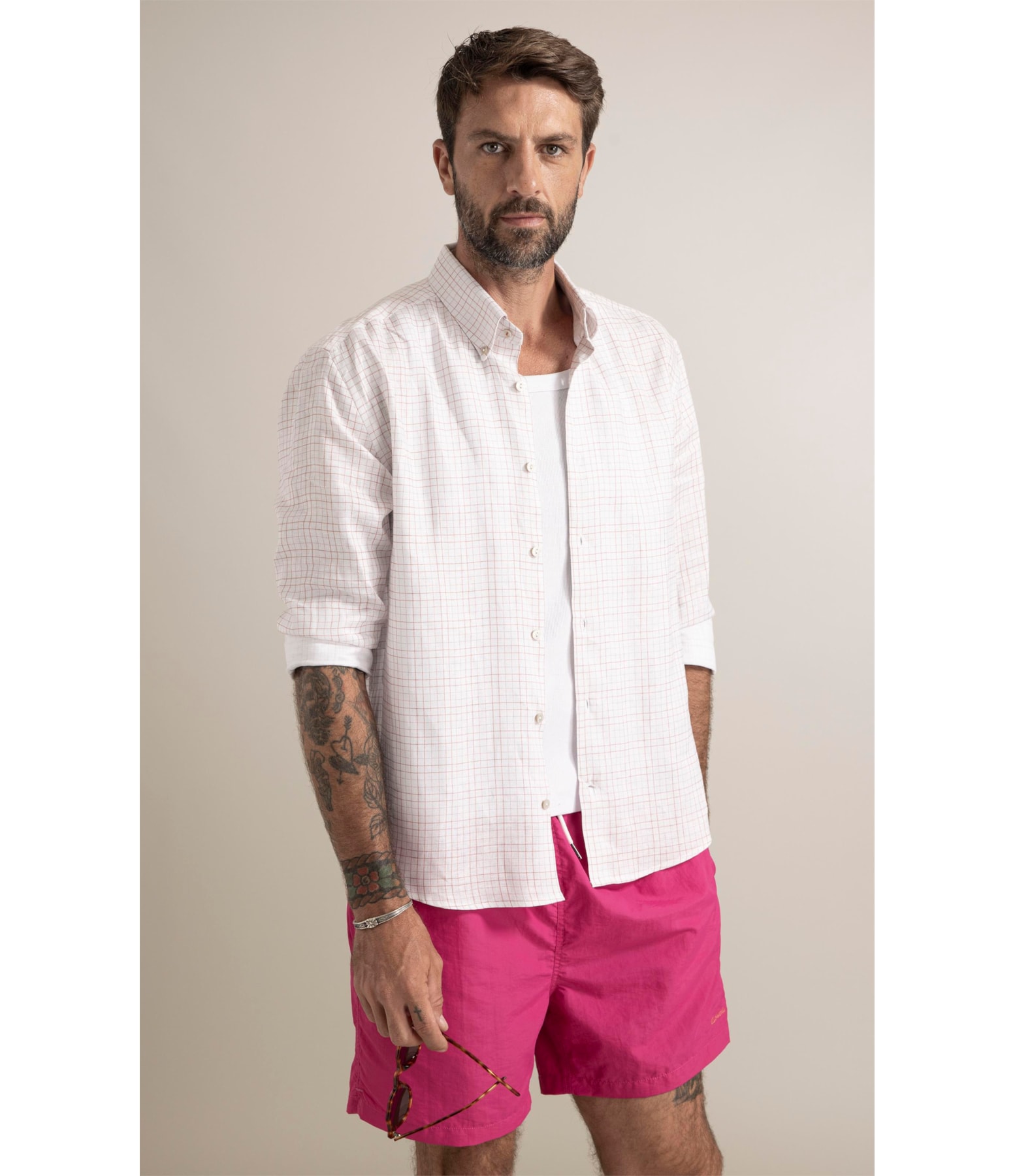 Camisa Nice Linho Blend Rose